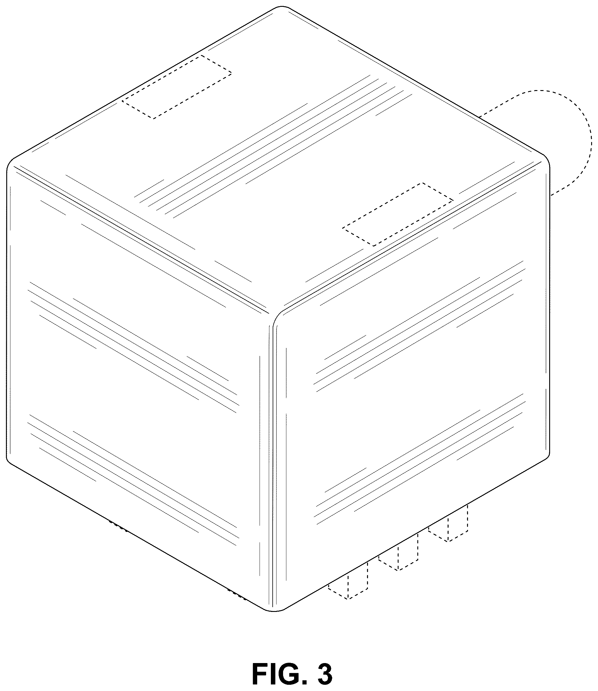 Patent USD1043586 Figure 3 – Connector