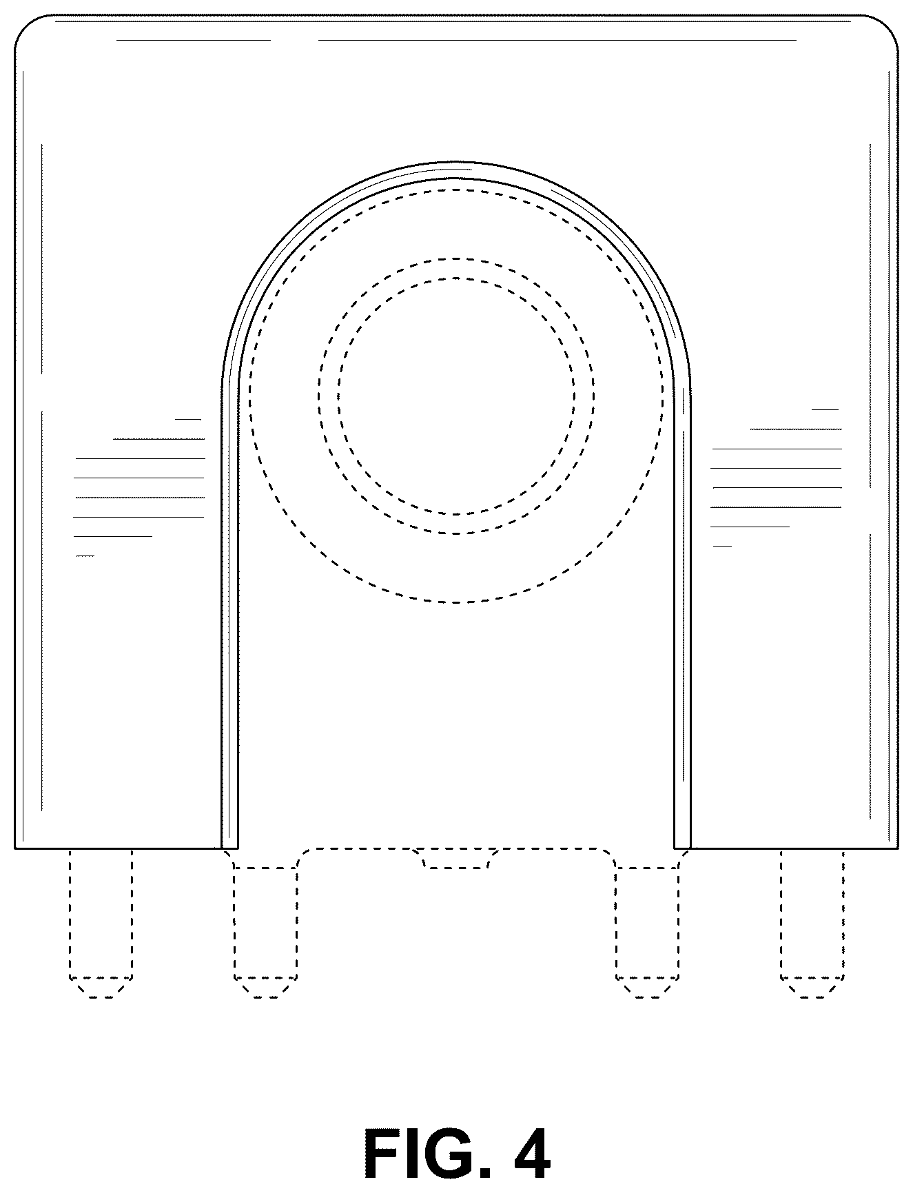 Patent USD1043586 Figure 4 – Connector