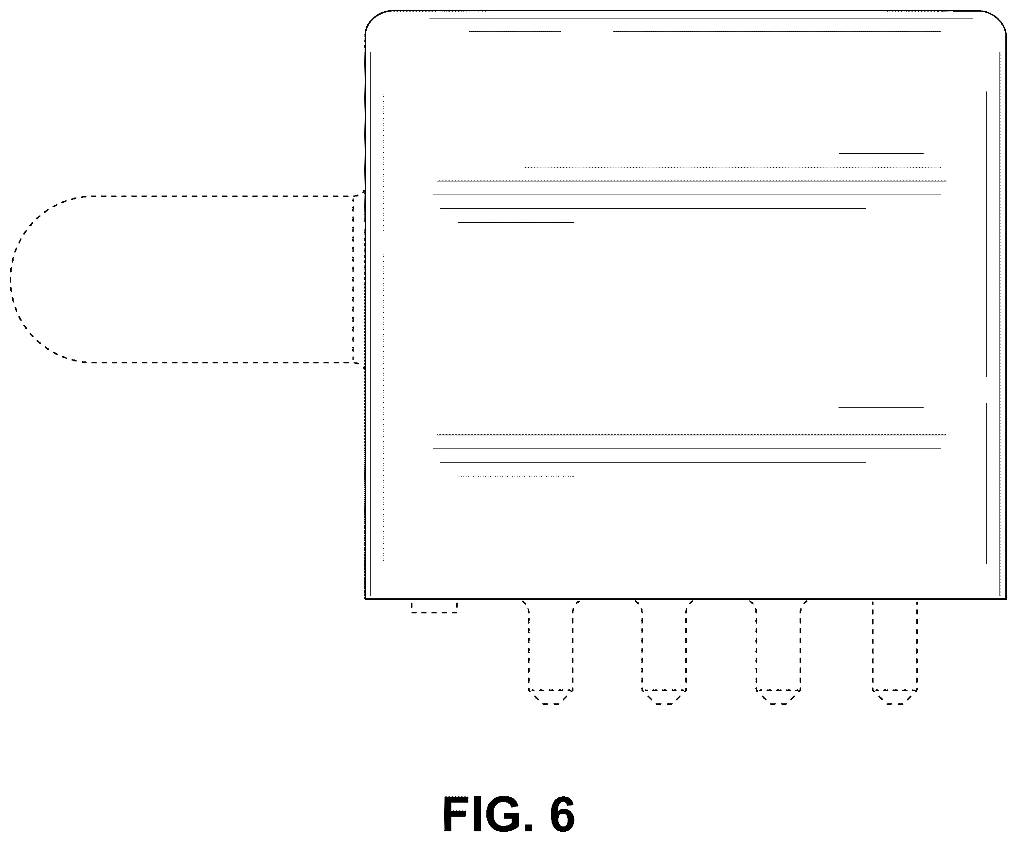 Patent USD1043586 Figure 6 – Connector