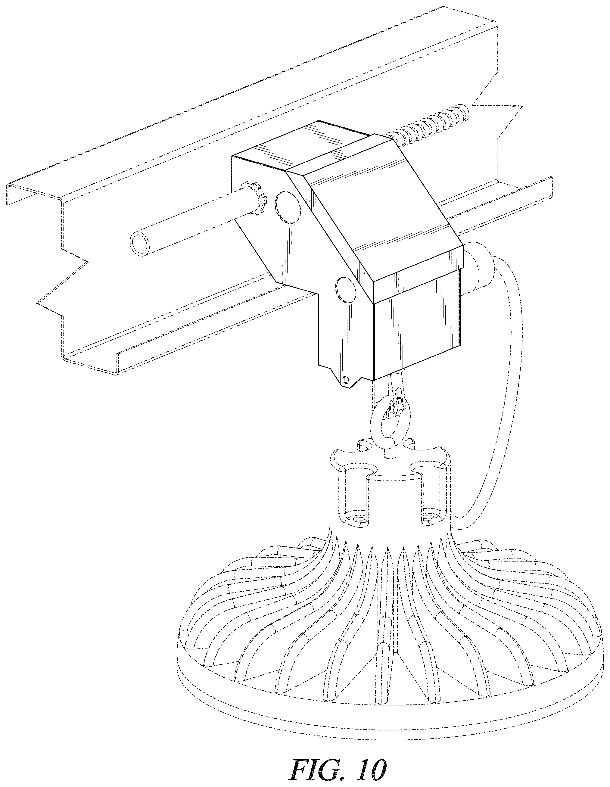 Patent USD1043589 Figure 5 – Combined mounting and junction box