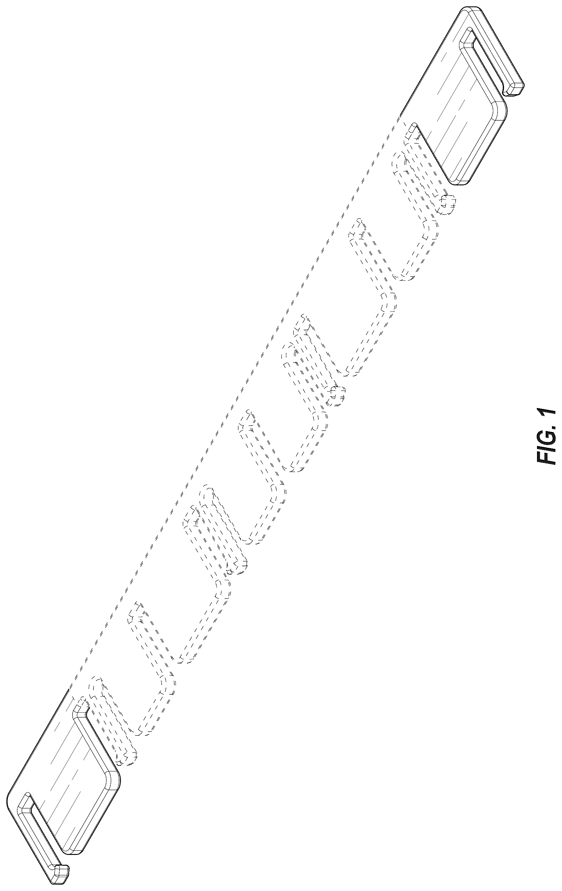 Patent USD1043590 Figure 1 – Wire retention plate