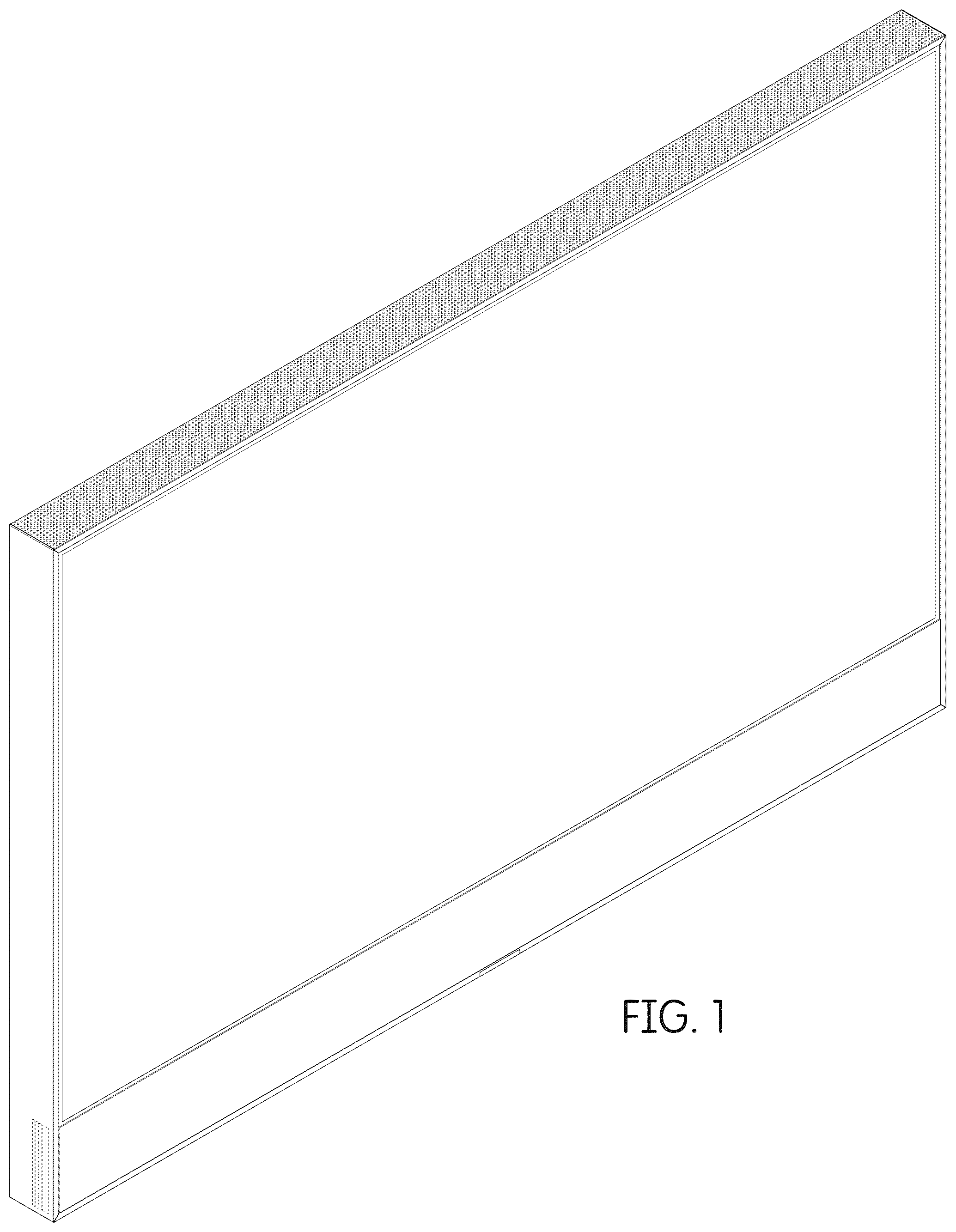 Patent USD1043596 Figure 1 – Television