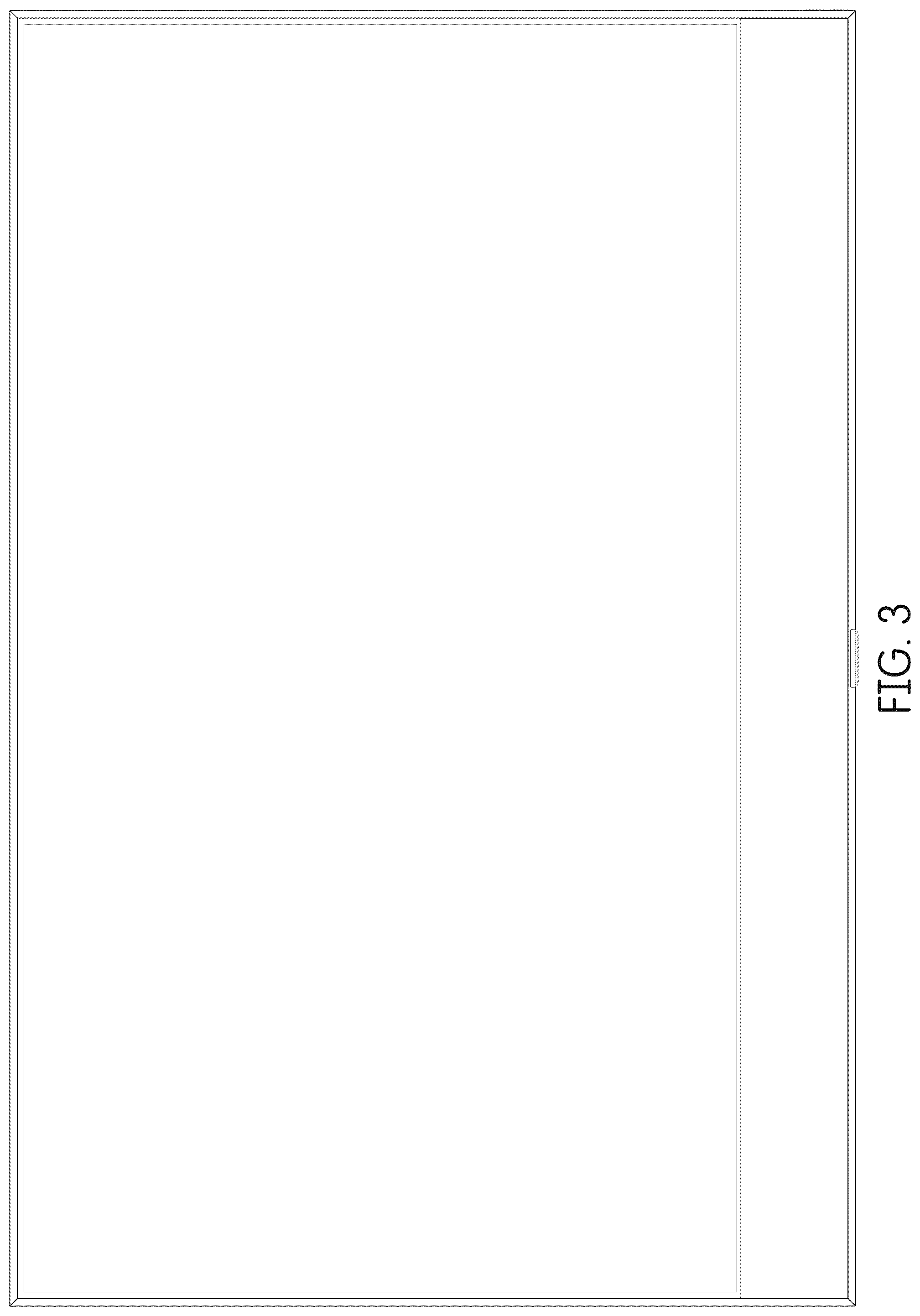 Patent USD1043596 Figure 3 – Television