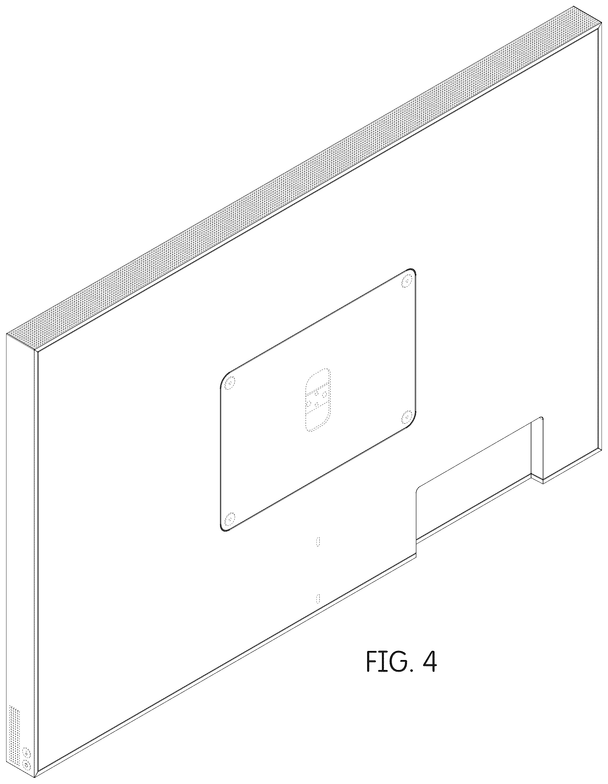 Patent USD1043596 Figure 4 – Television