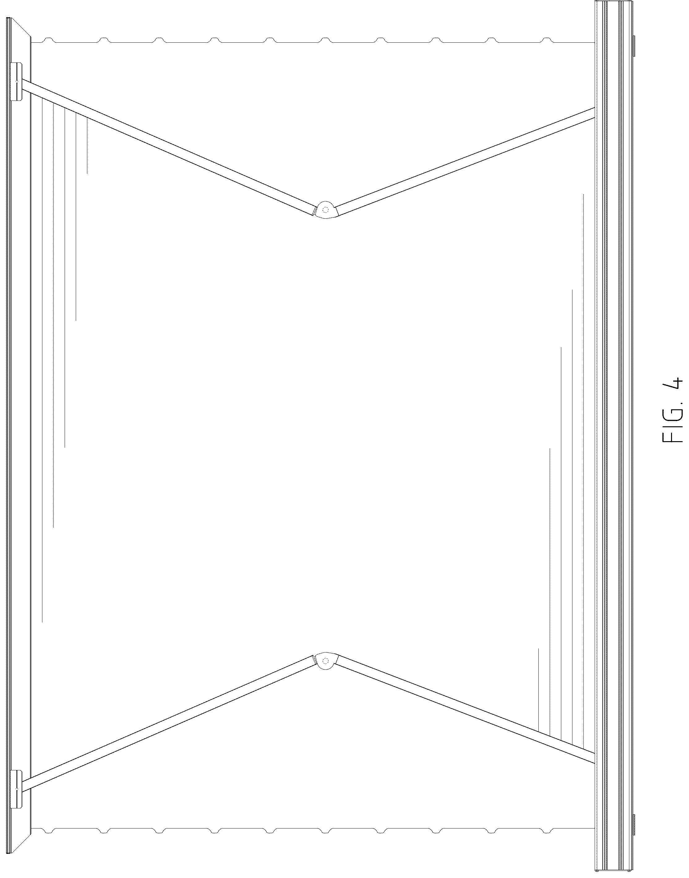Patent USD1043597 Figure 4 – Projection screen