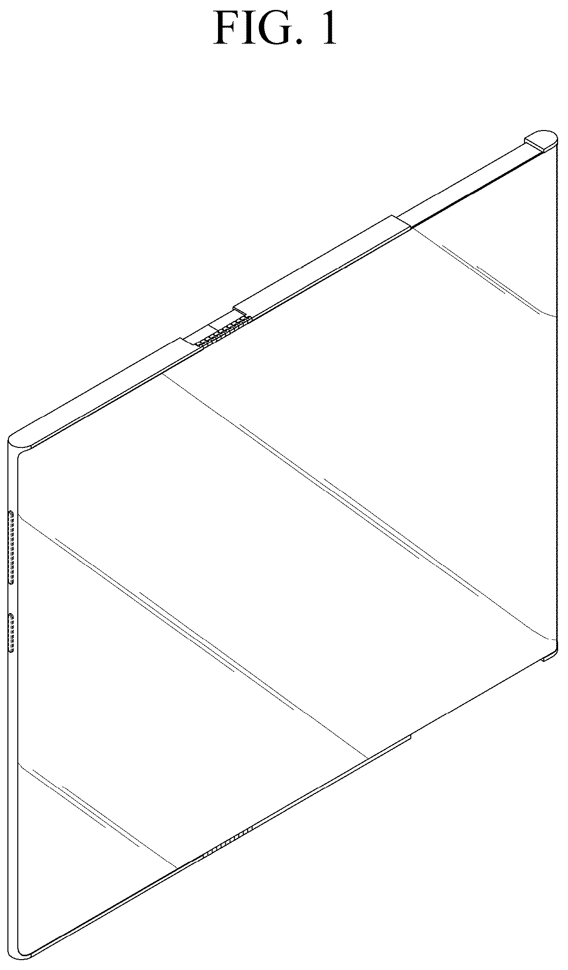 Patent USD1043598 Figure 1 – Display device