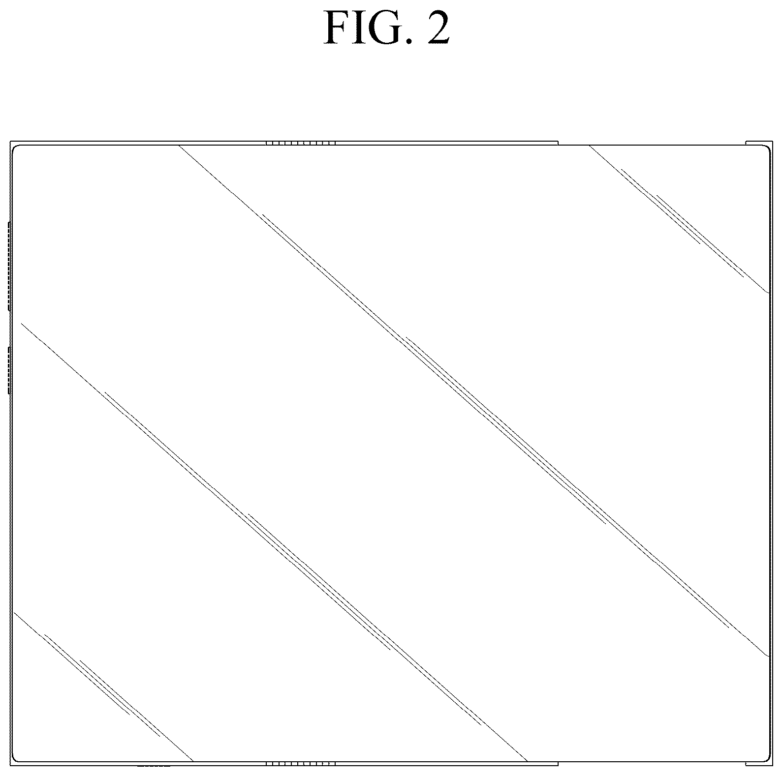 Patent USD1043598 Figure 2 – Display device