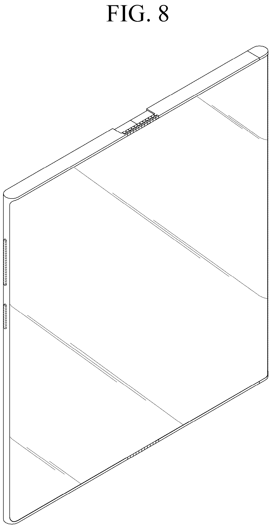 Patent USD1043598 Figure 6 – Display device
