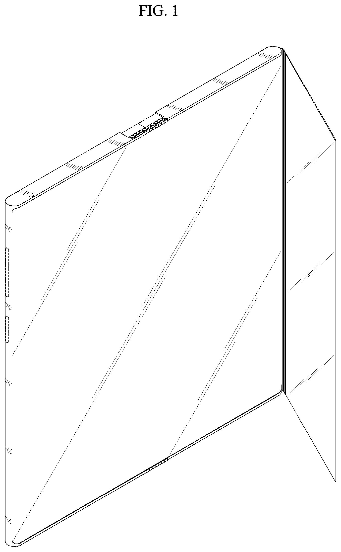 Patent USD1043599 Figure 1 – Display device
