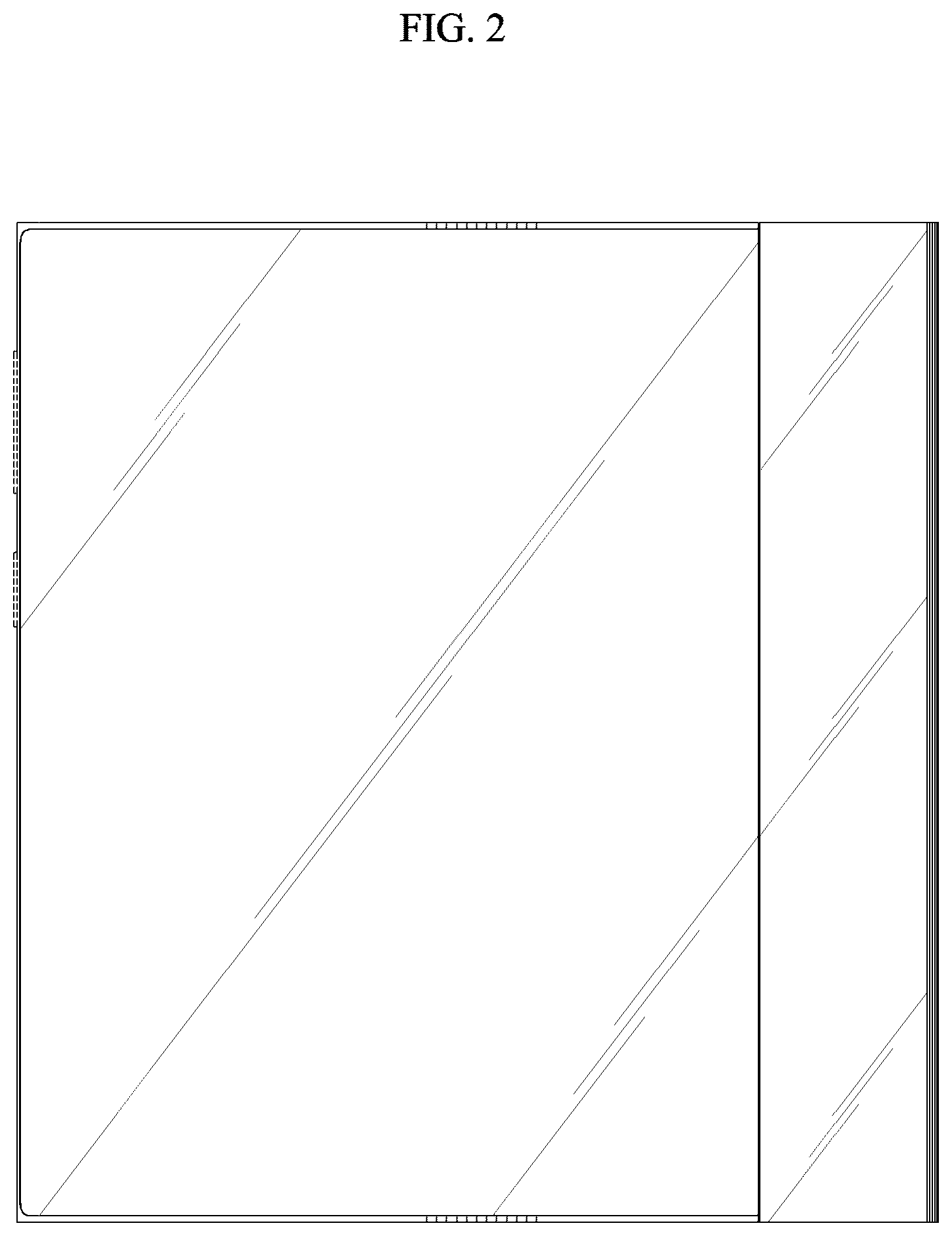 Patent USD1043599 Figure 2 – Display device