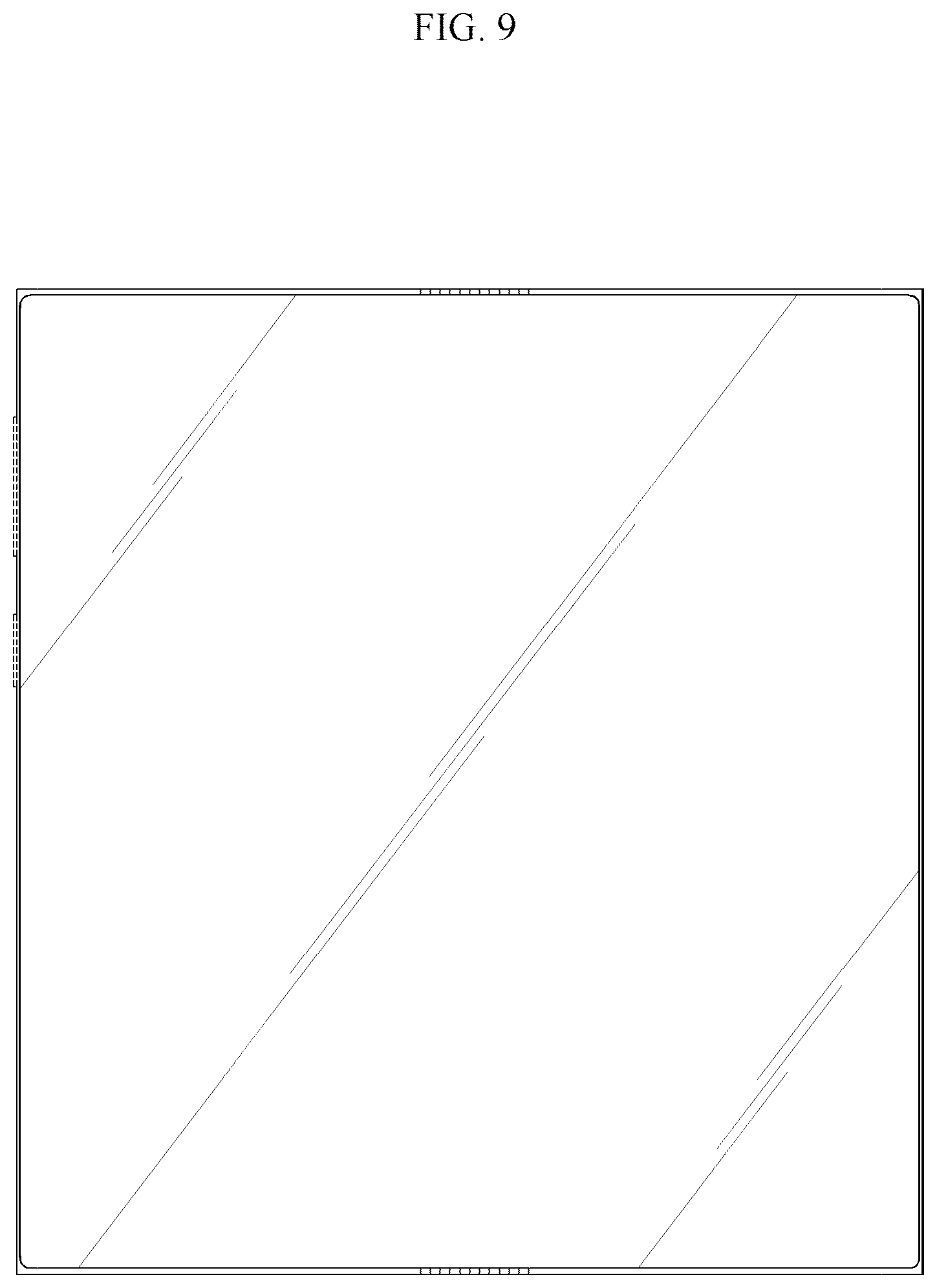 Patent USD1043599 Figure 9 – Display device