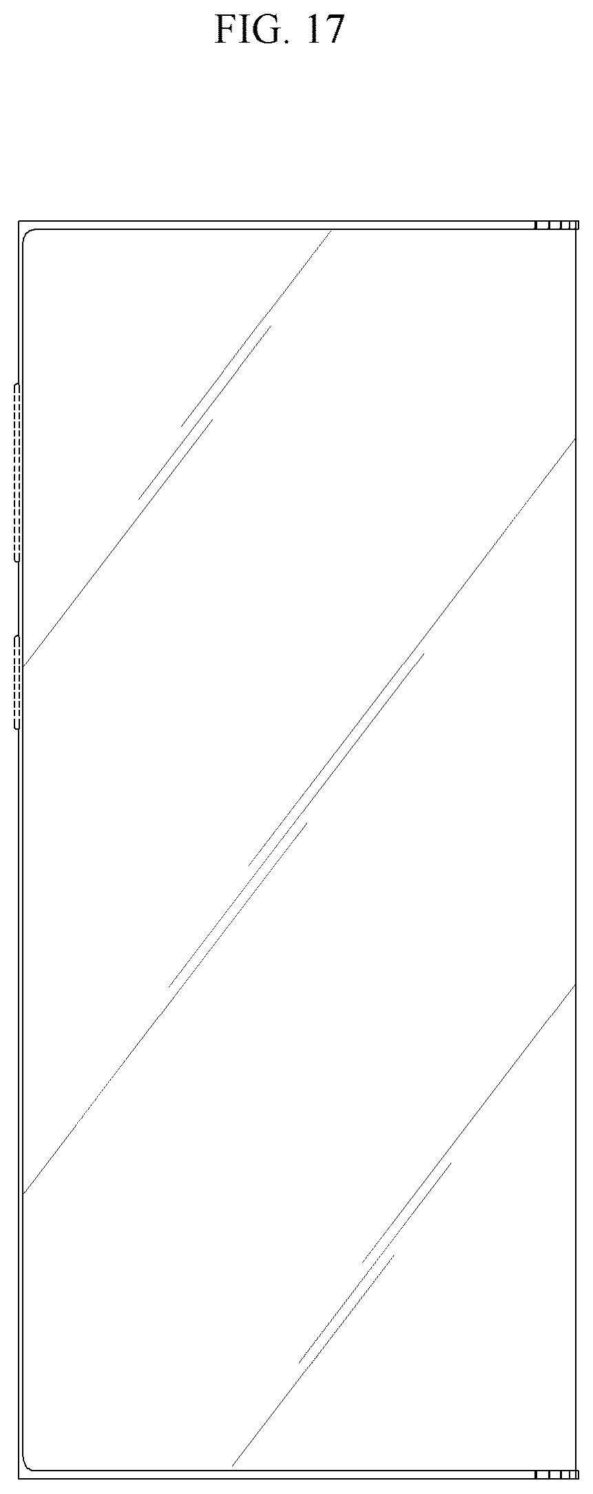 Patent USD1043599 Figure 17 – Display device