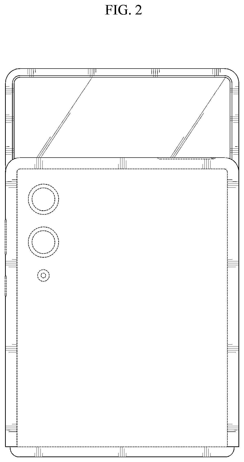 Patent USD1043600 Figure 2 – Display device