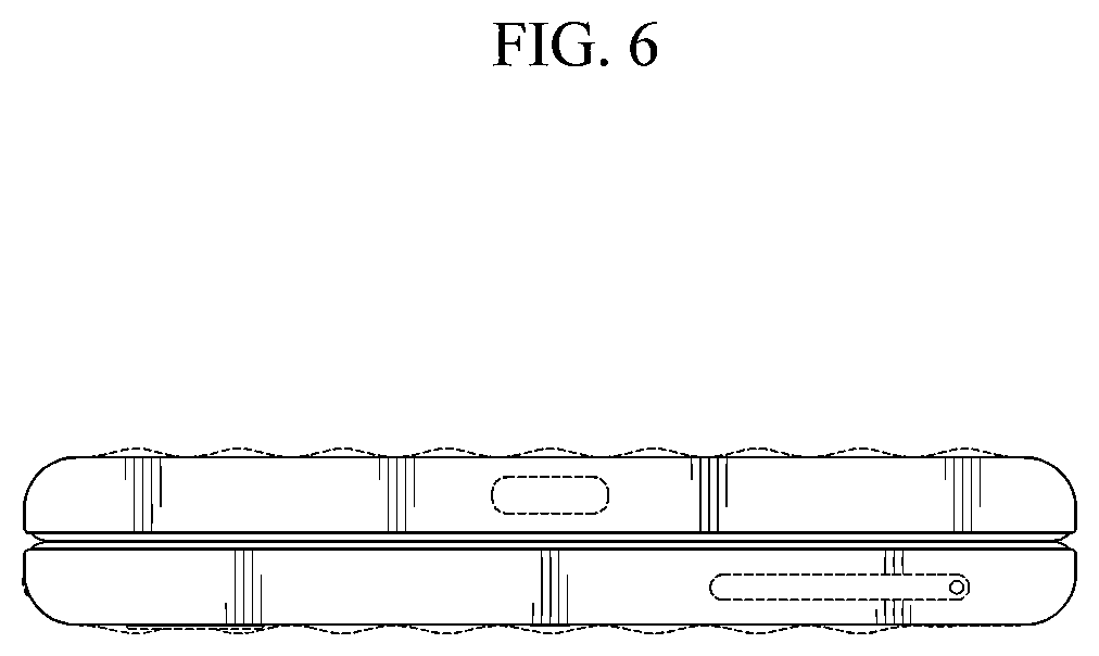 Patent USD1043600 Figure 6 – Display device