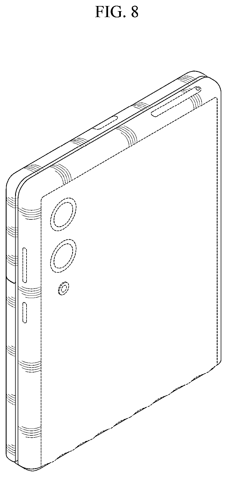 Patent USD1043600 Figure 8 – Display device