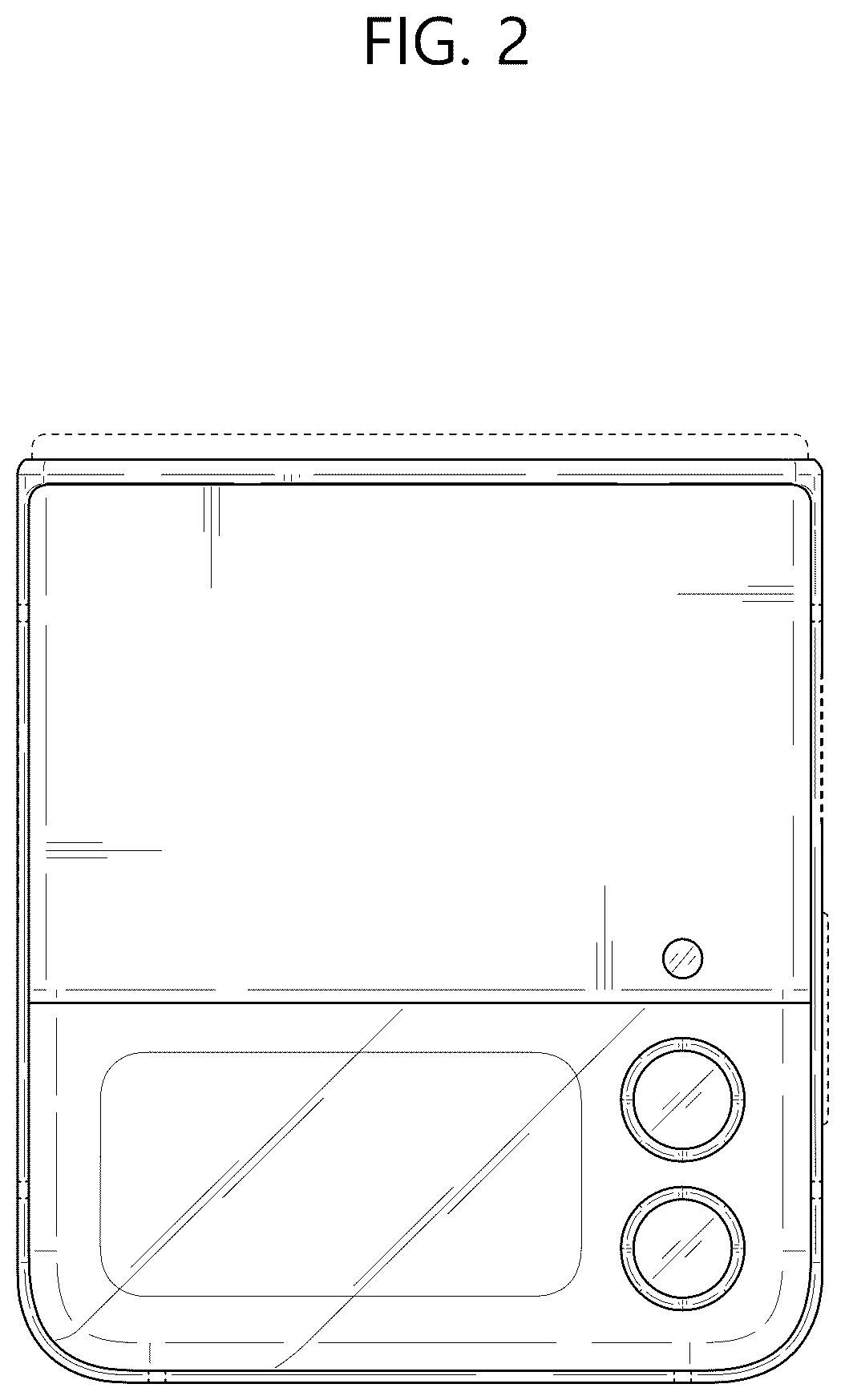 Patent USD1043601 Figure 2 – Mobile electronic device