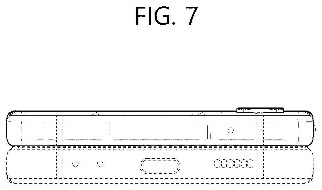 Patent USD1043601 Figure 7 – Mobile electronic device
