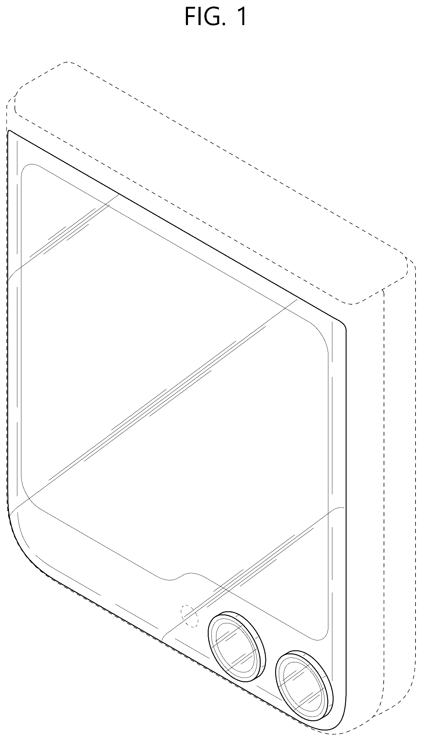 Patent USD1043602 Figure 1 – Electronic device