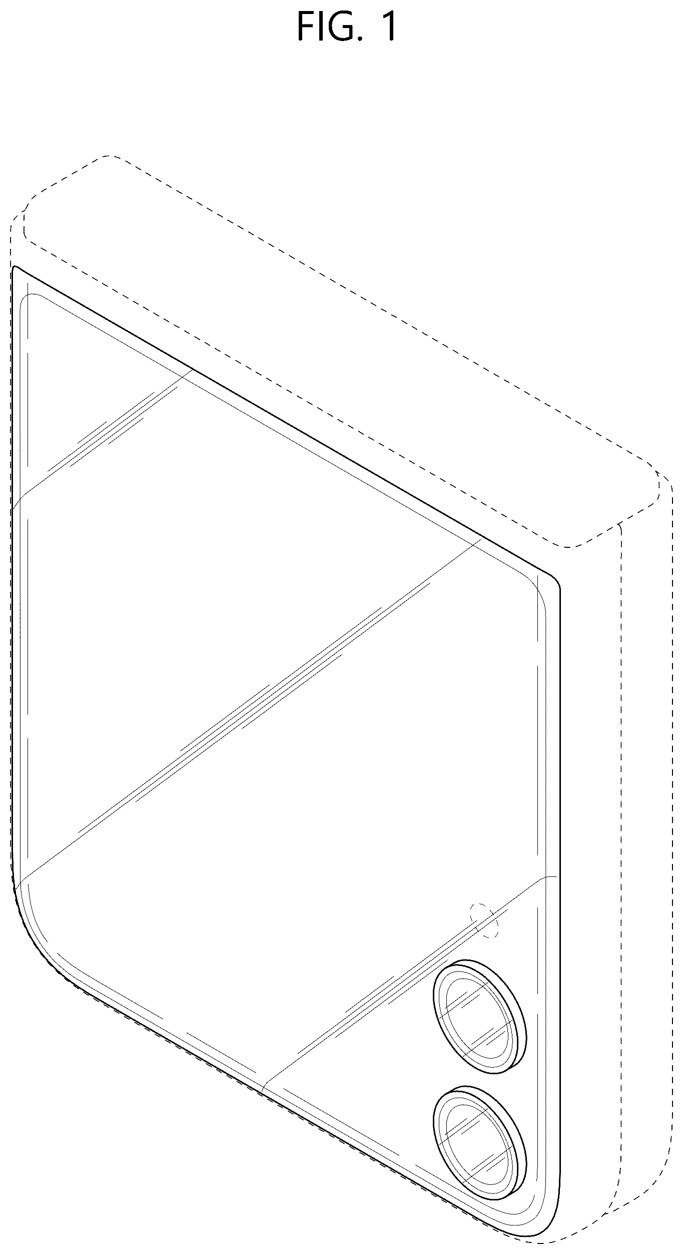 Patent USD1043603 Figure 1 – Electronic device