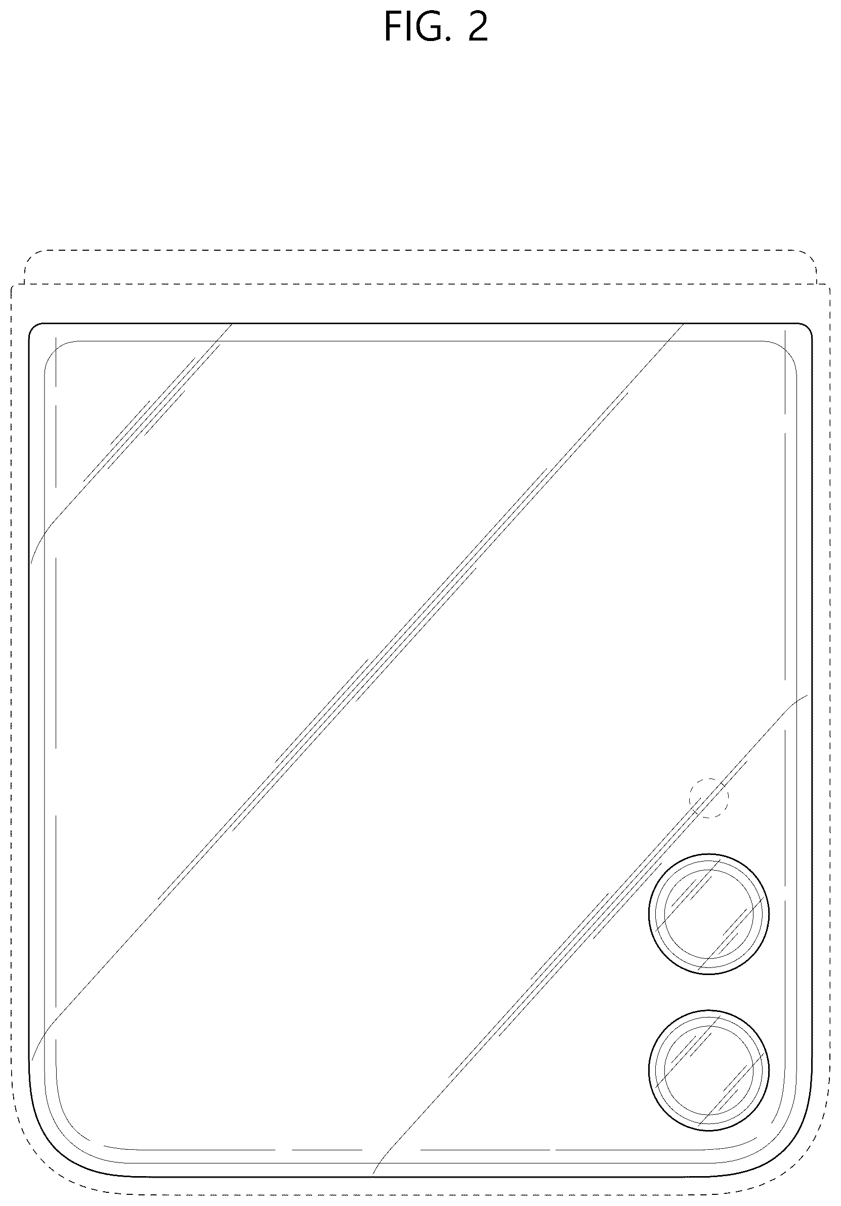 Patent USD1043603 Figure 2 – Electronic device