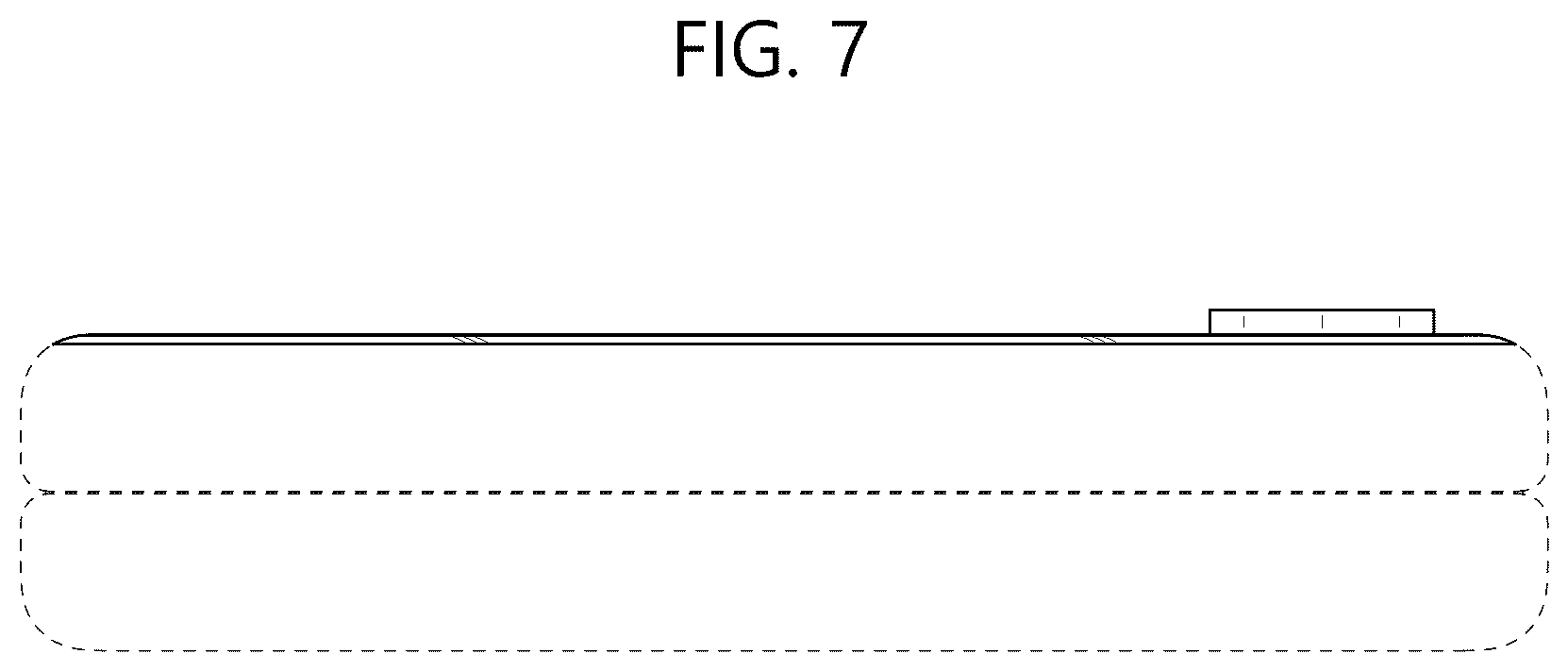 Patent USD1043603 Figure 7 – Electronic device