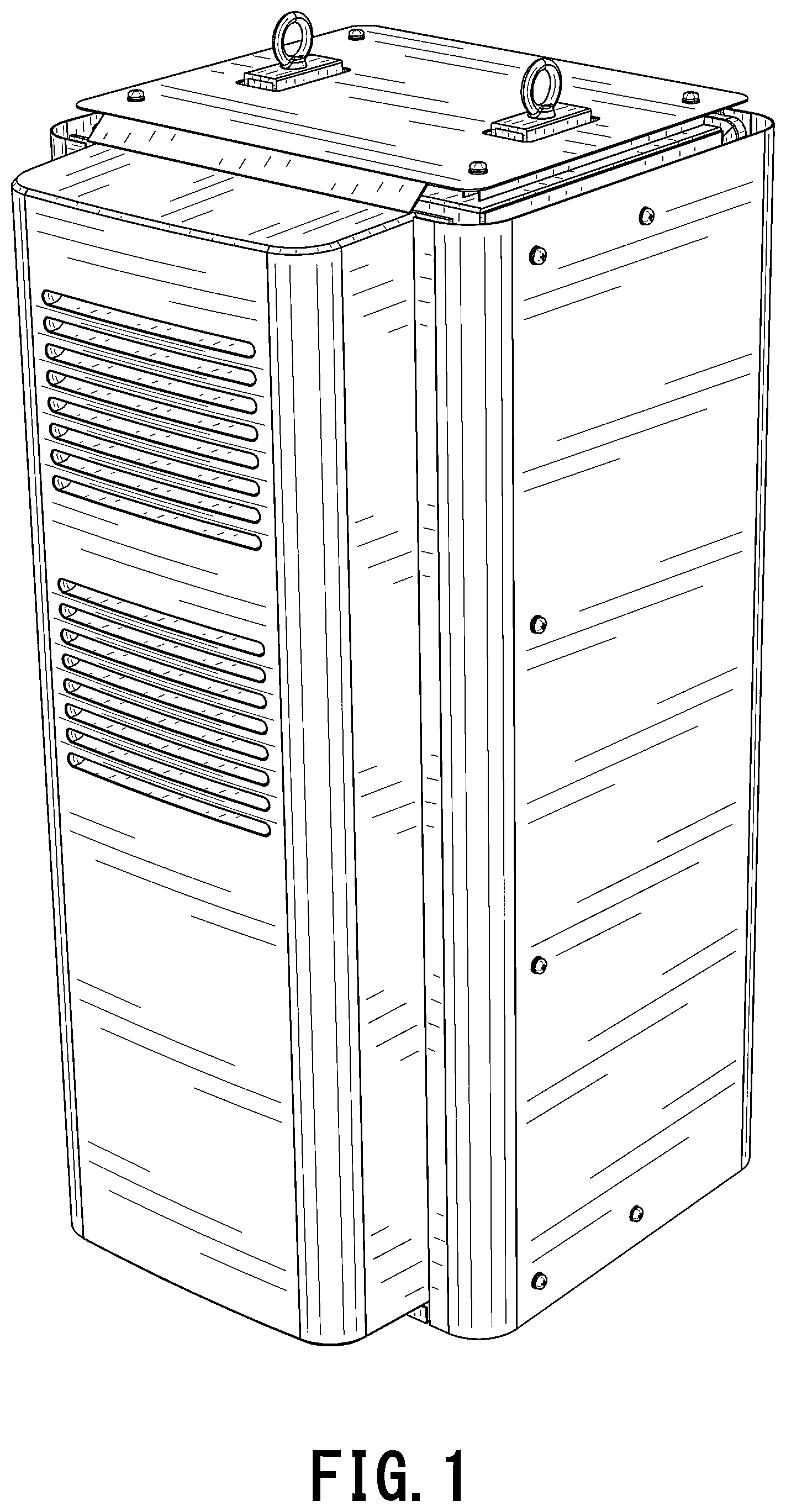 Patent USD1043605 Figure 1 – Radio base station