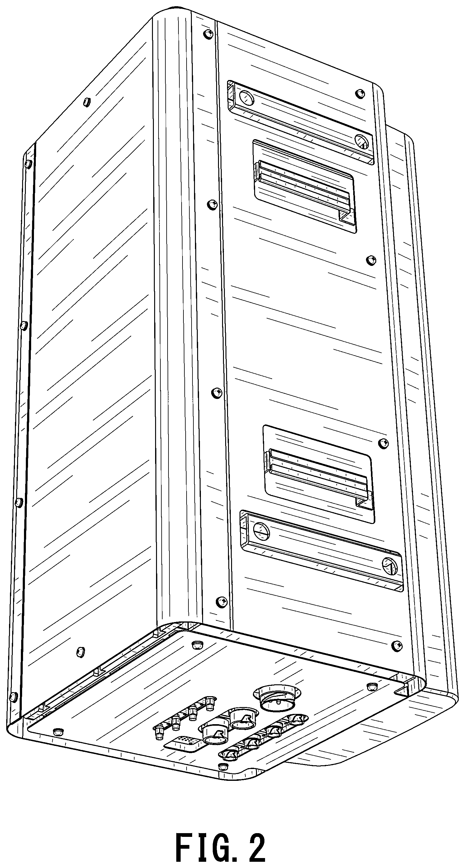 Patent USD1043605 Figure 2 – Radio base station