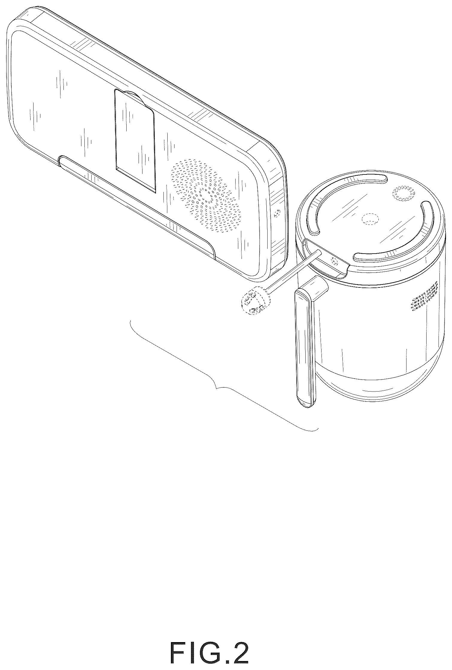 Patent USD1043606 Figure 2 – Camera and monitor set