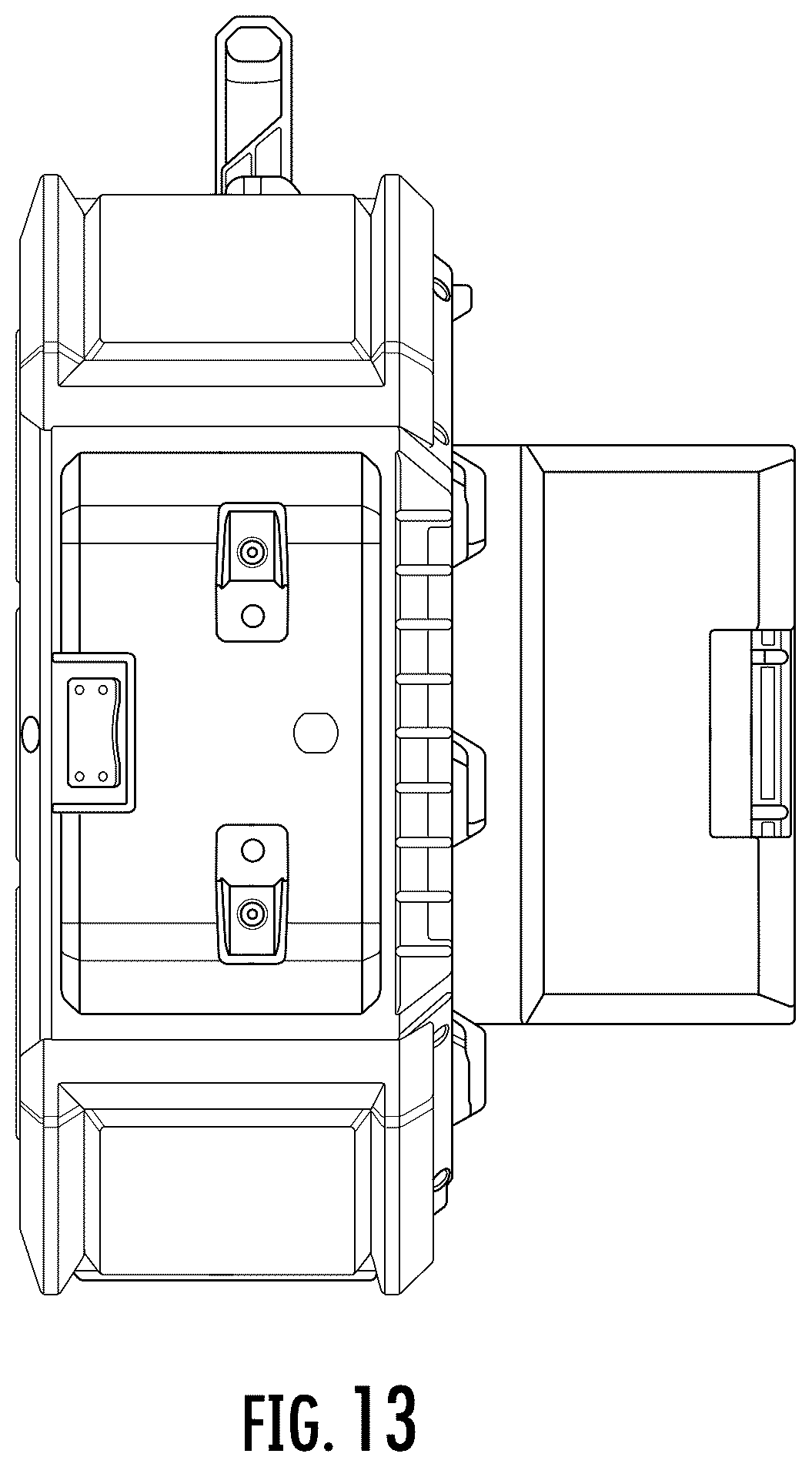 Patent USD1043607 Figure 13 – Storage unit radio