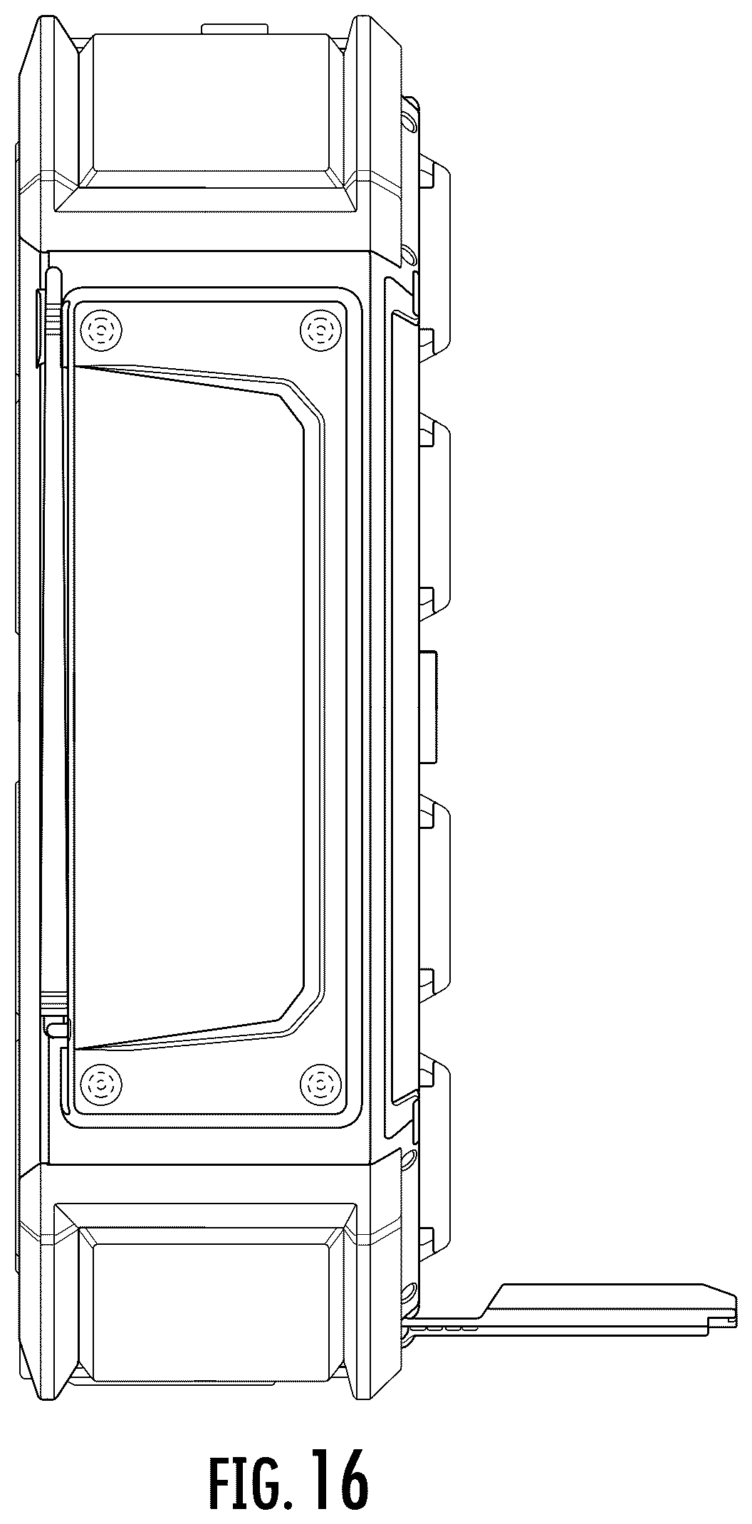 Patent USD1043607 Figure 16 – Storage unit radio