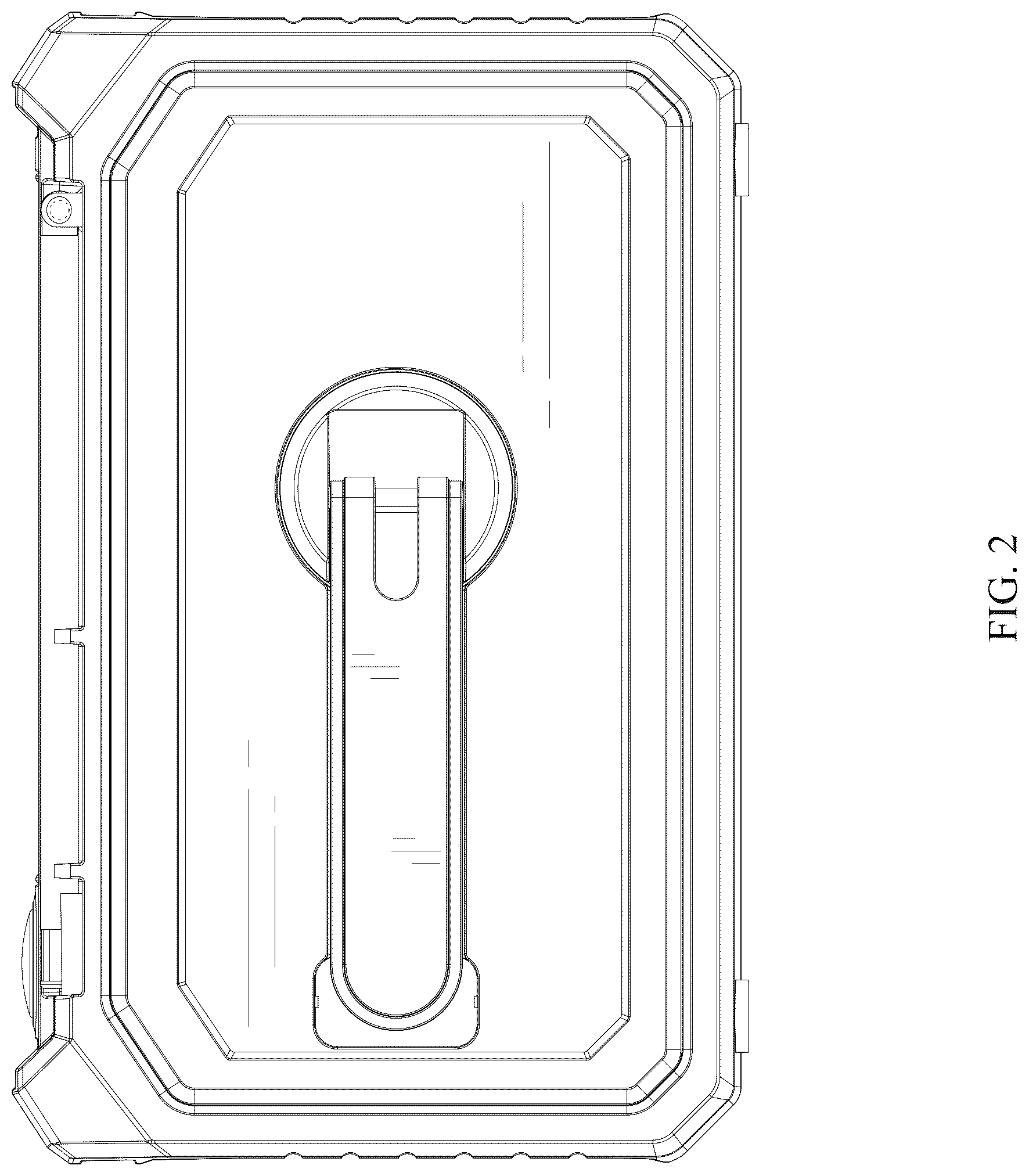 Patent USD1043608 Figure 2 – Radio
