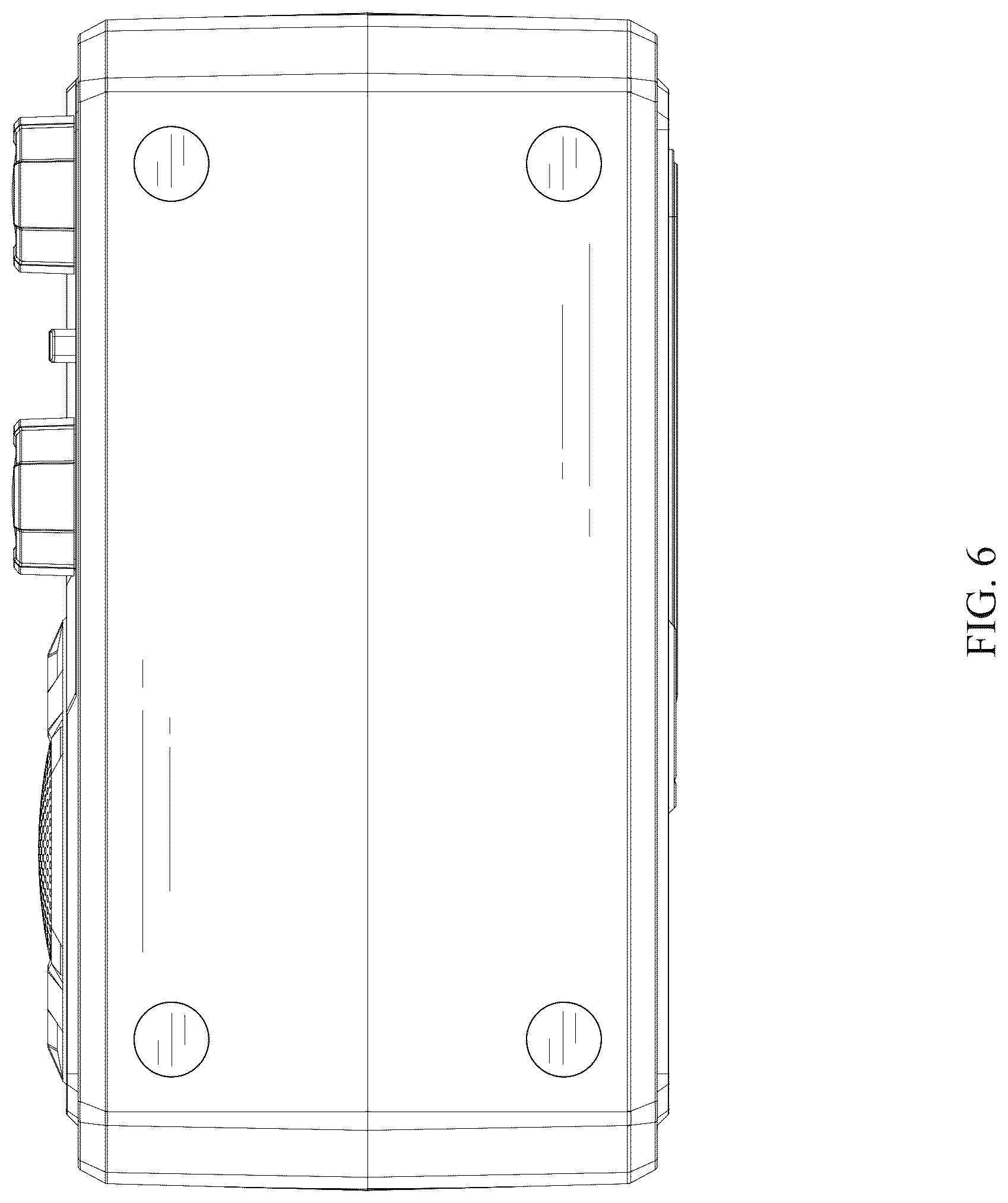 Patent USD1043608 Figure 6 – Radio