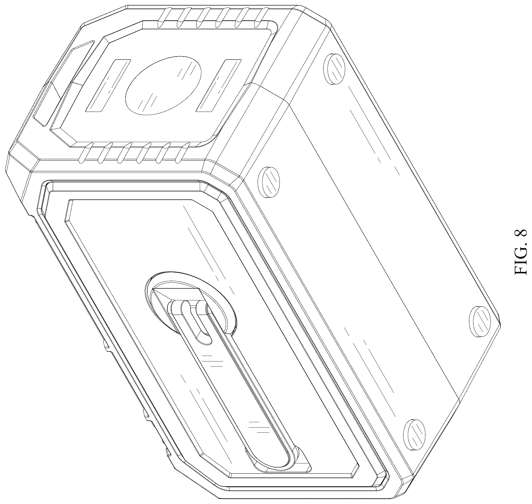 Patent USD1043608 Figure 8 – Radio