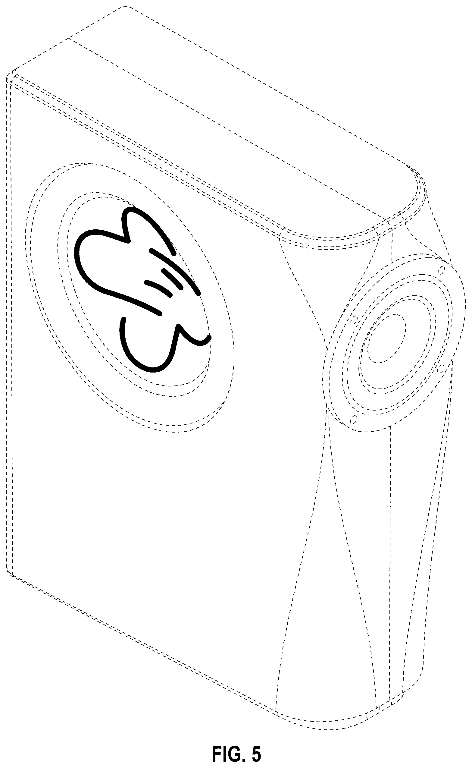 Patent USD1043609 Figure 5 – Loudspeaker