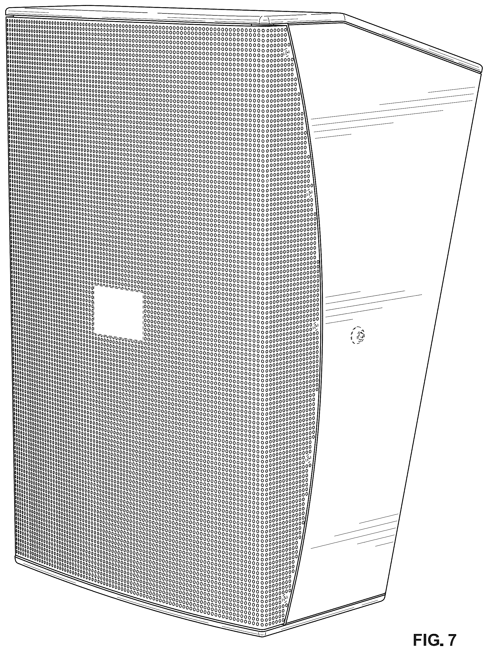 Patent USD1043610 Figure 7 – Speaker
