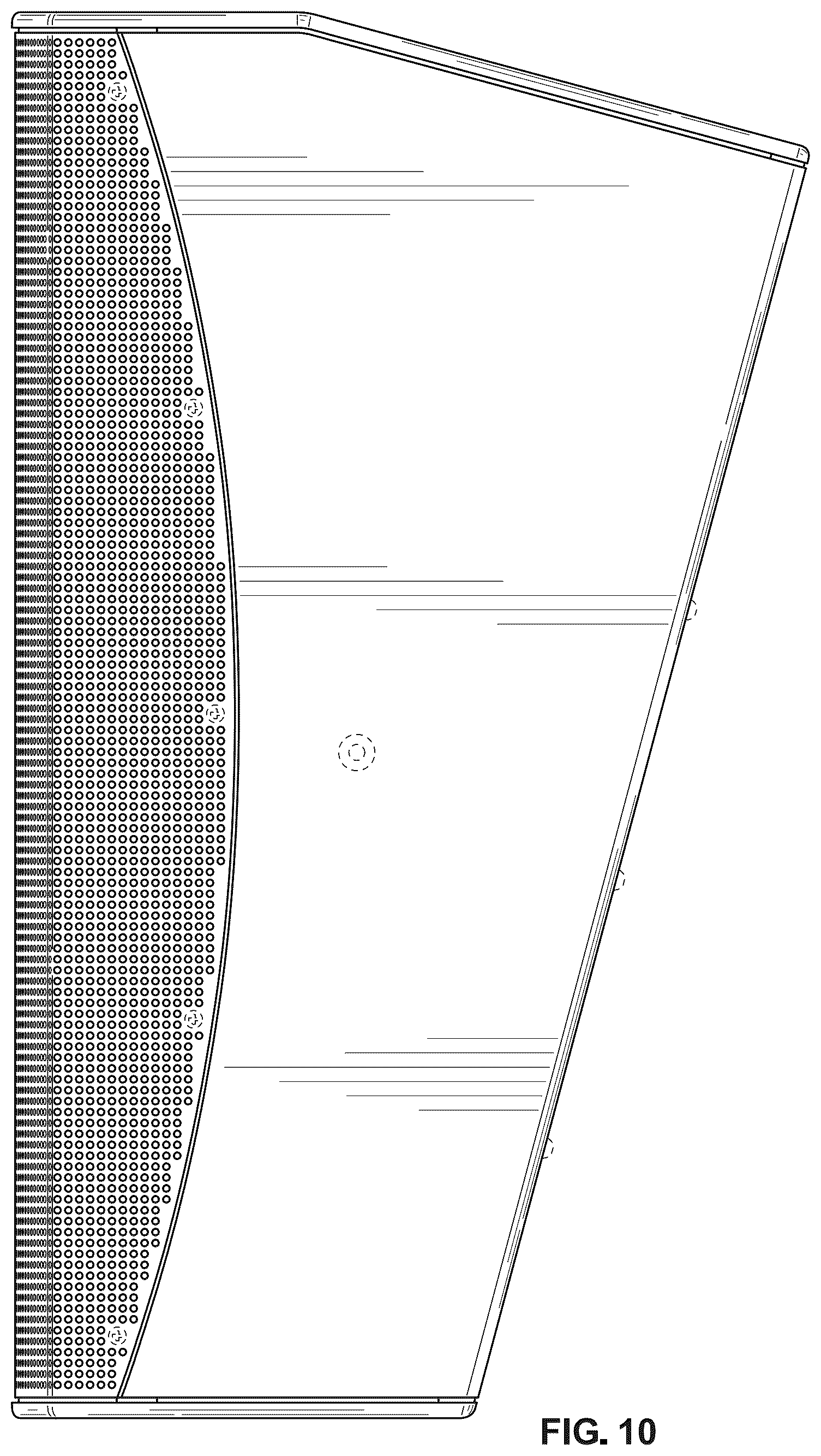 Patent USD1043610 Figure 10 – Speaker