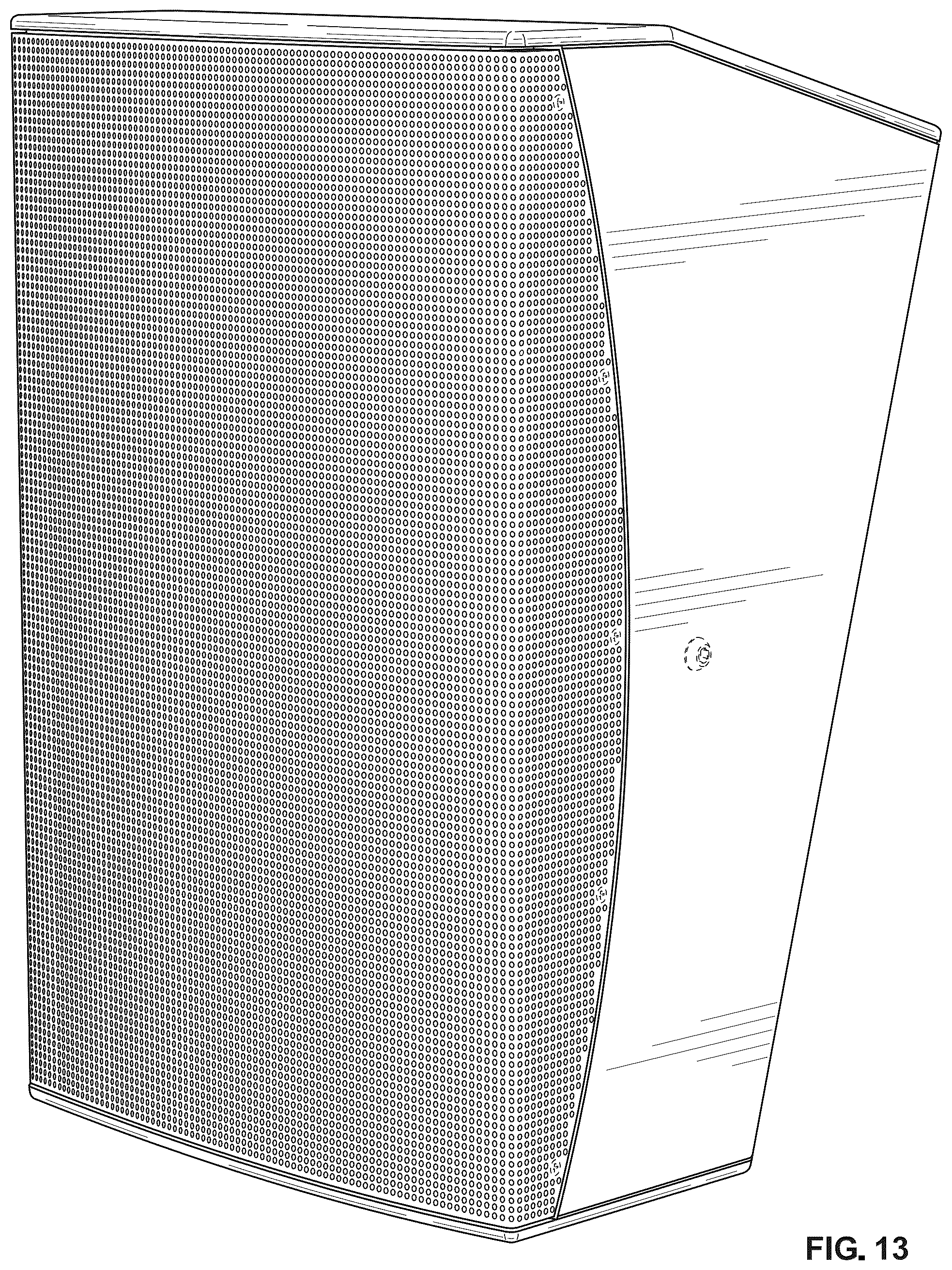 Patent USD1043610 Figure 13 – Speaker