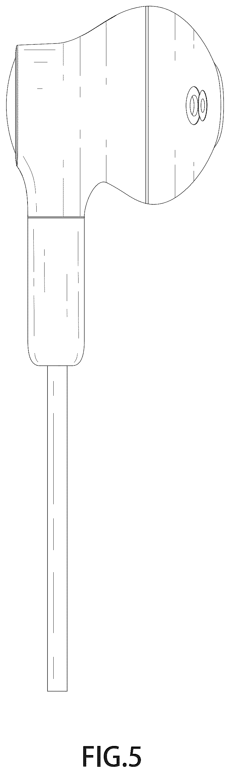 Patent USD1043611 Figure 5 – Earphone