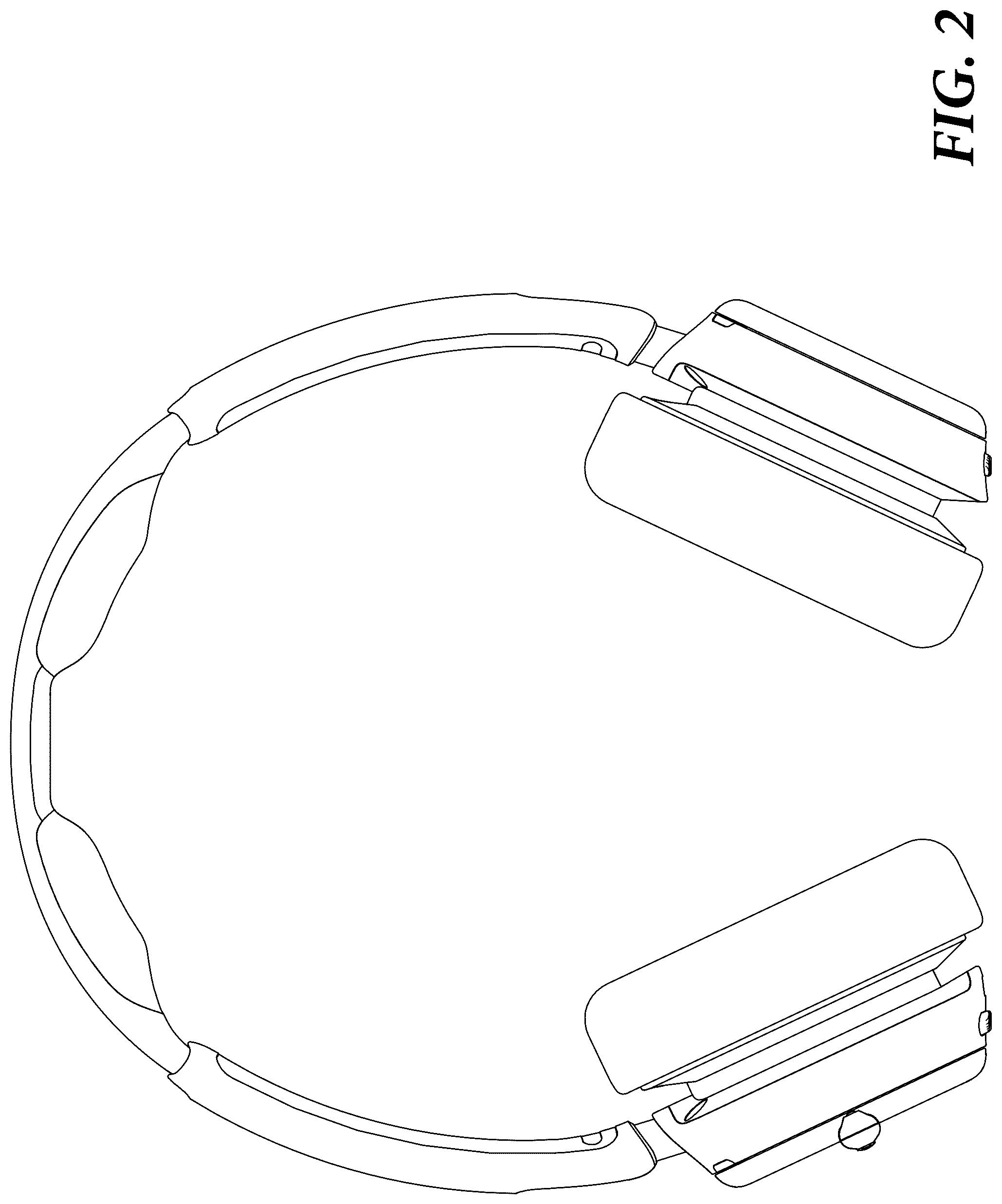 Patent USD1043612 Figure 2 – Headset