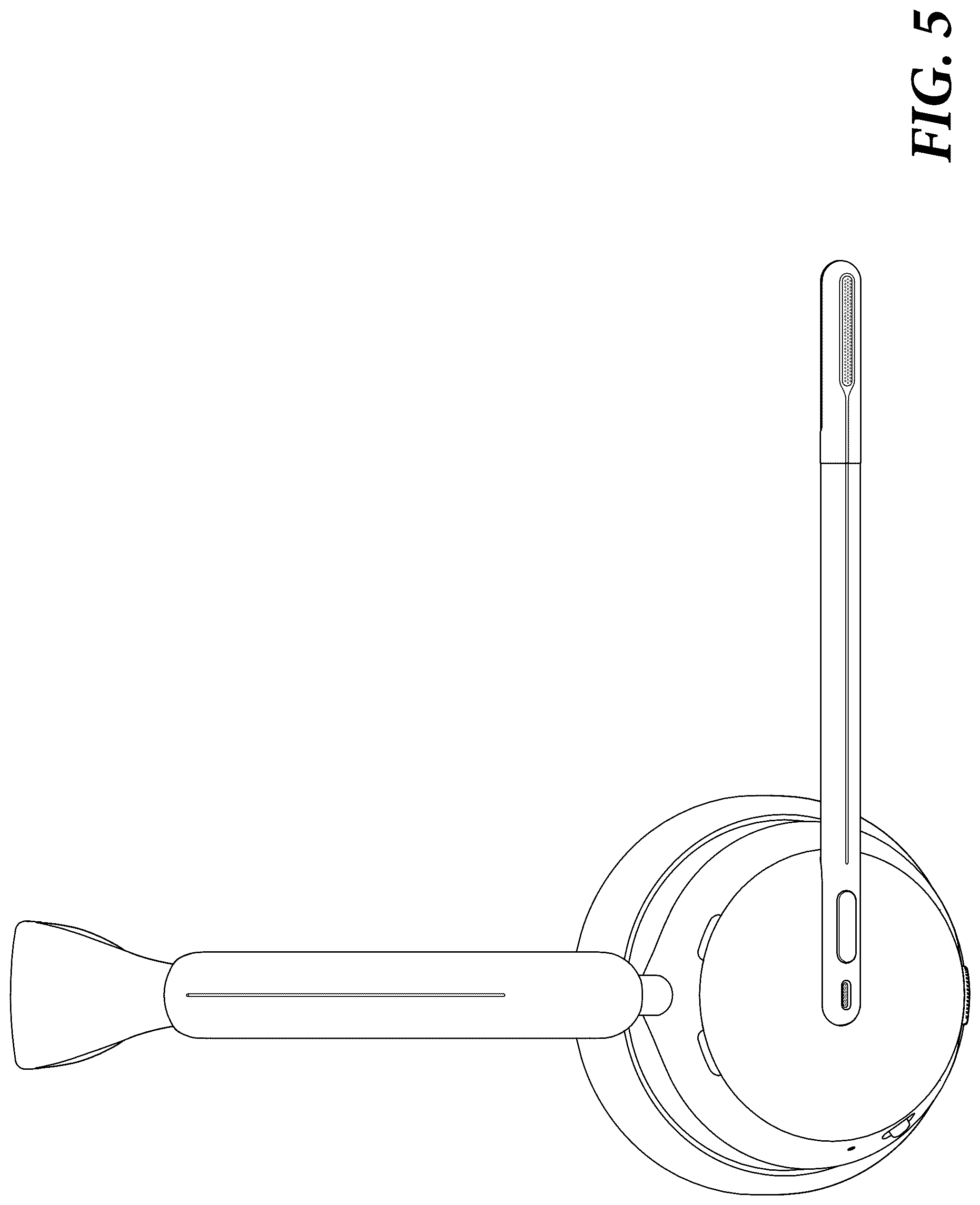 Patent USD1043612 Figure 5 – Headset