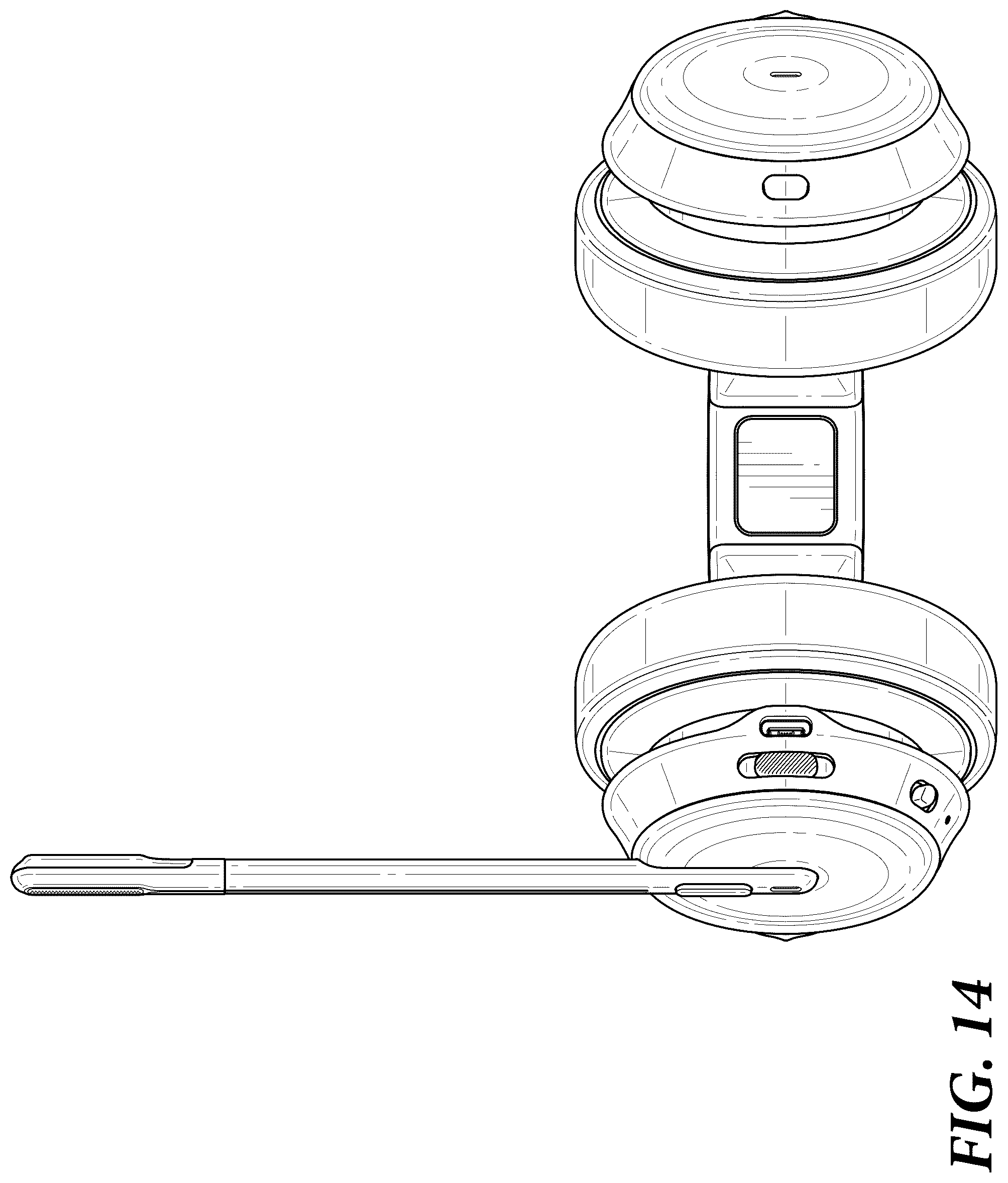 Patent USD1043612 Figure 14 – Headset