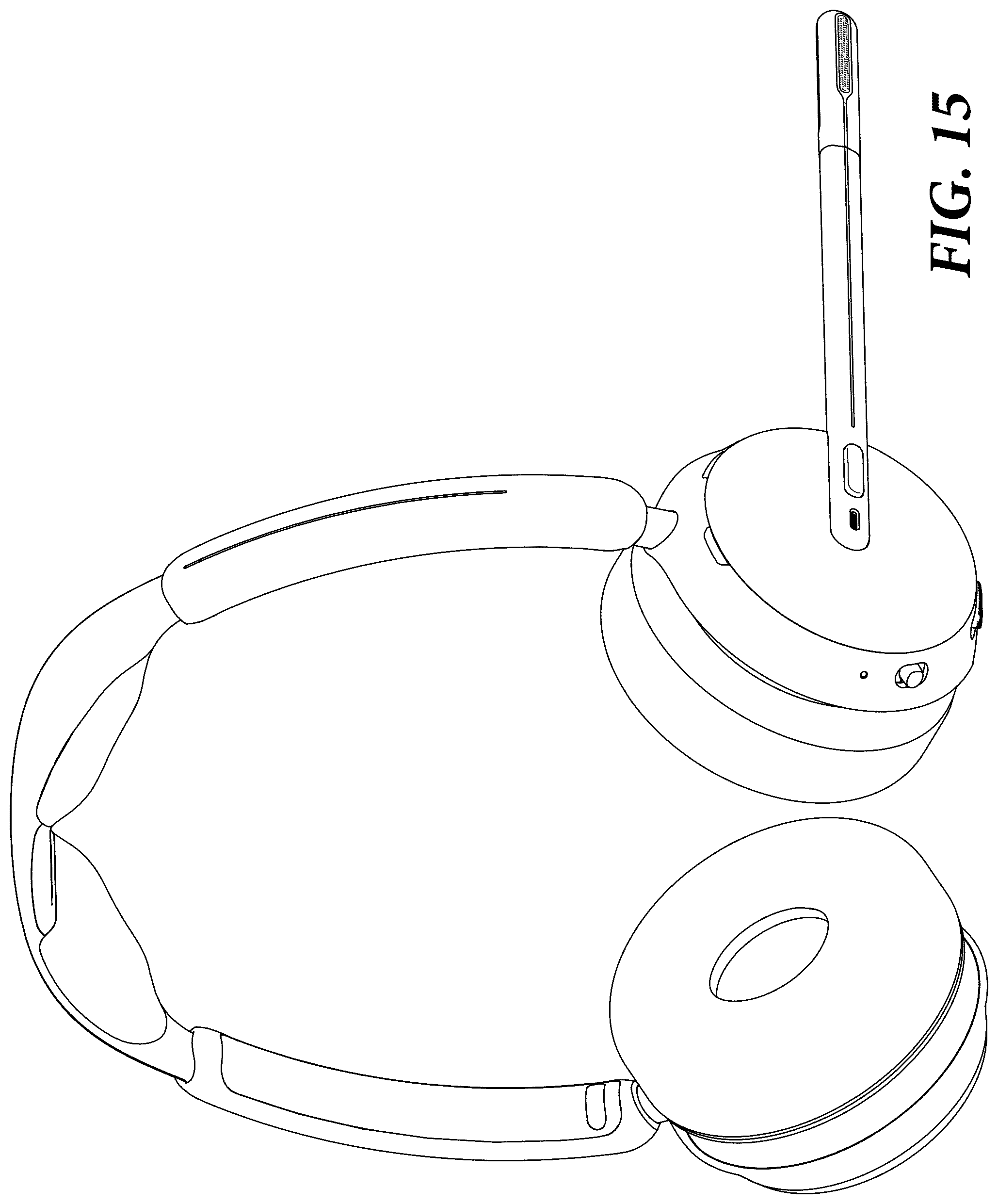 Patent USD1043612 Figure 15 – Headset