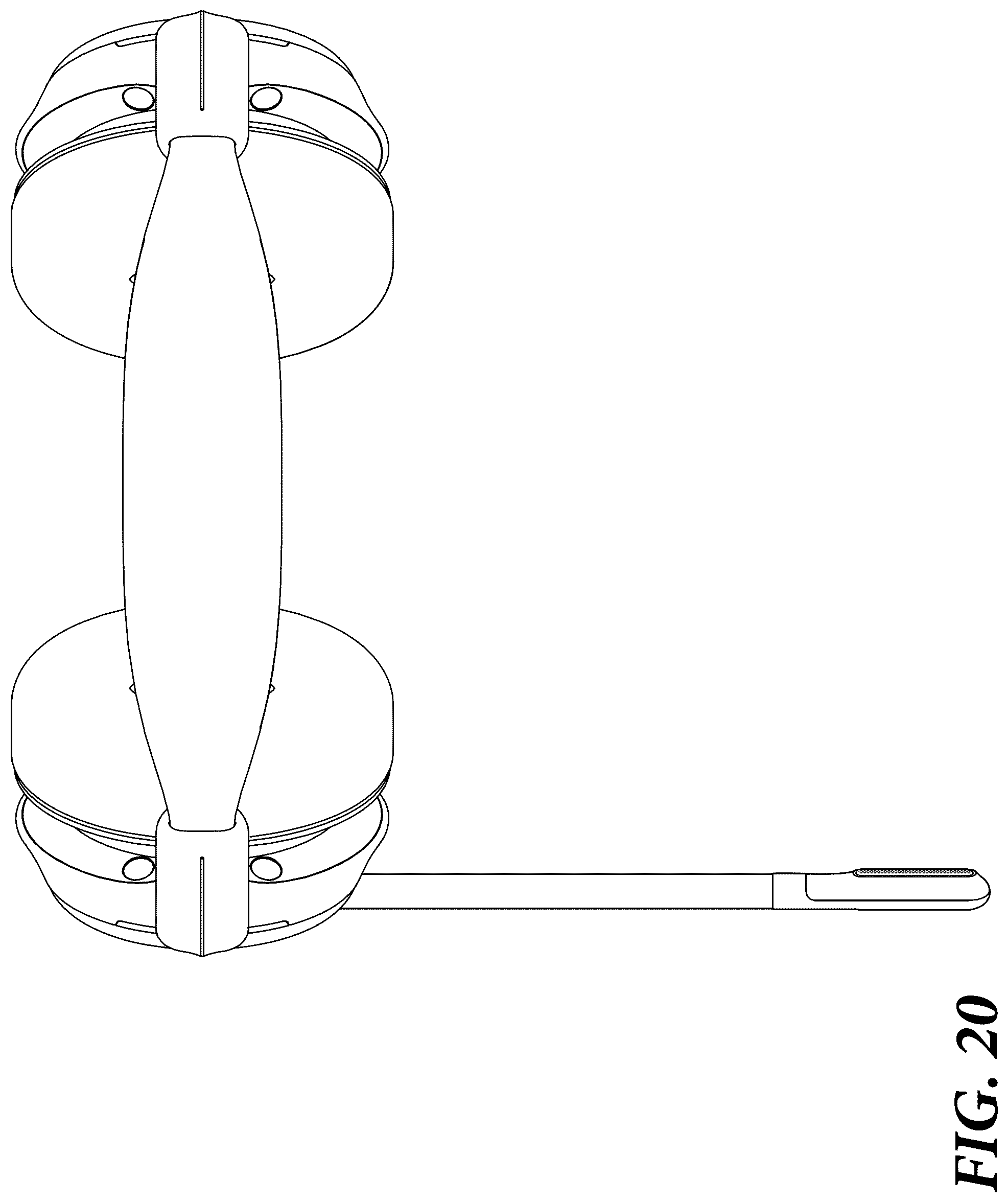 Patent USD1043612 Figure 20 – Headset
