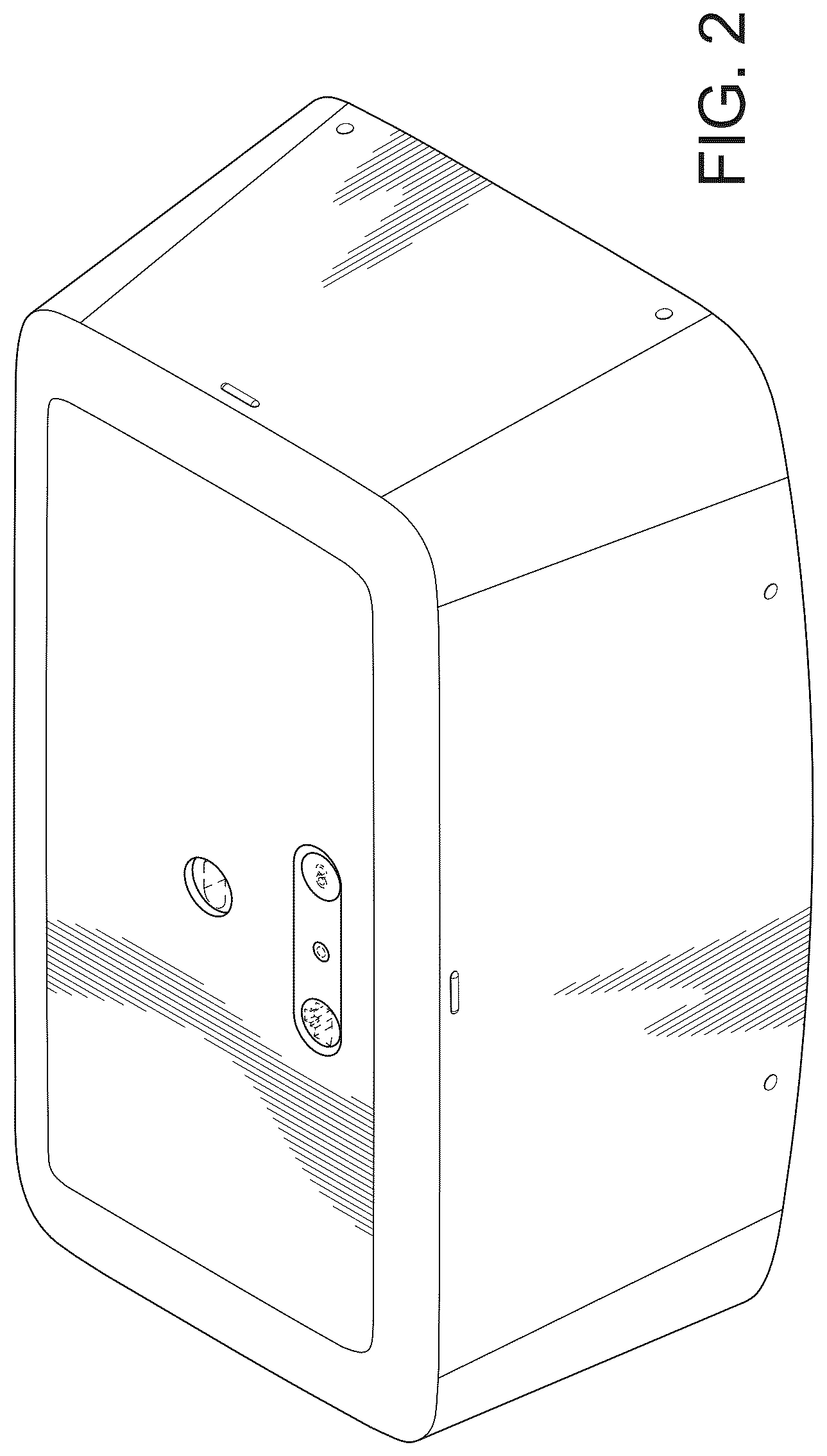 Patent USD1043613 Figure 2 – Media player