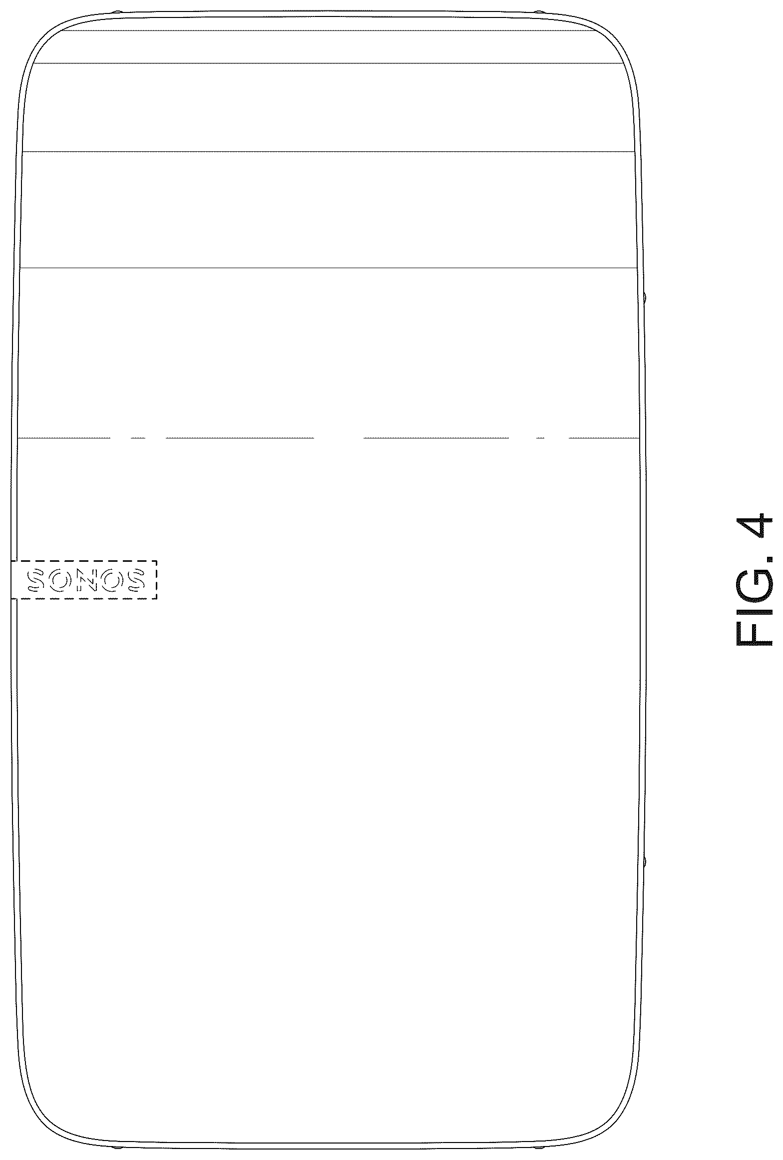 Patent USD1043613 Figure 4 – Media player