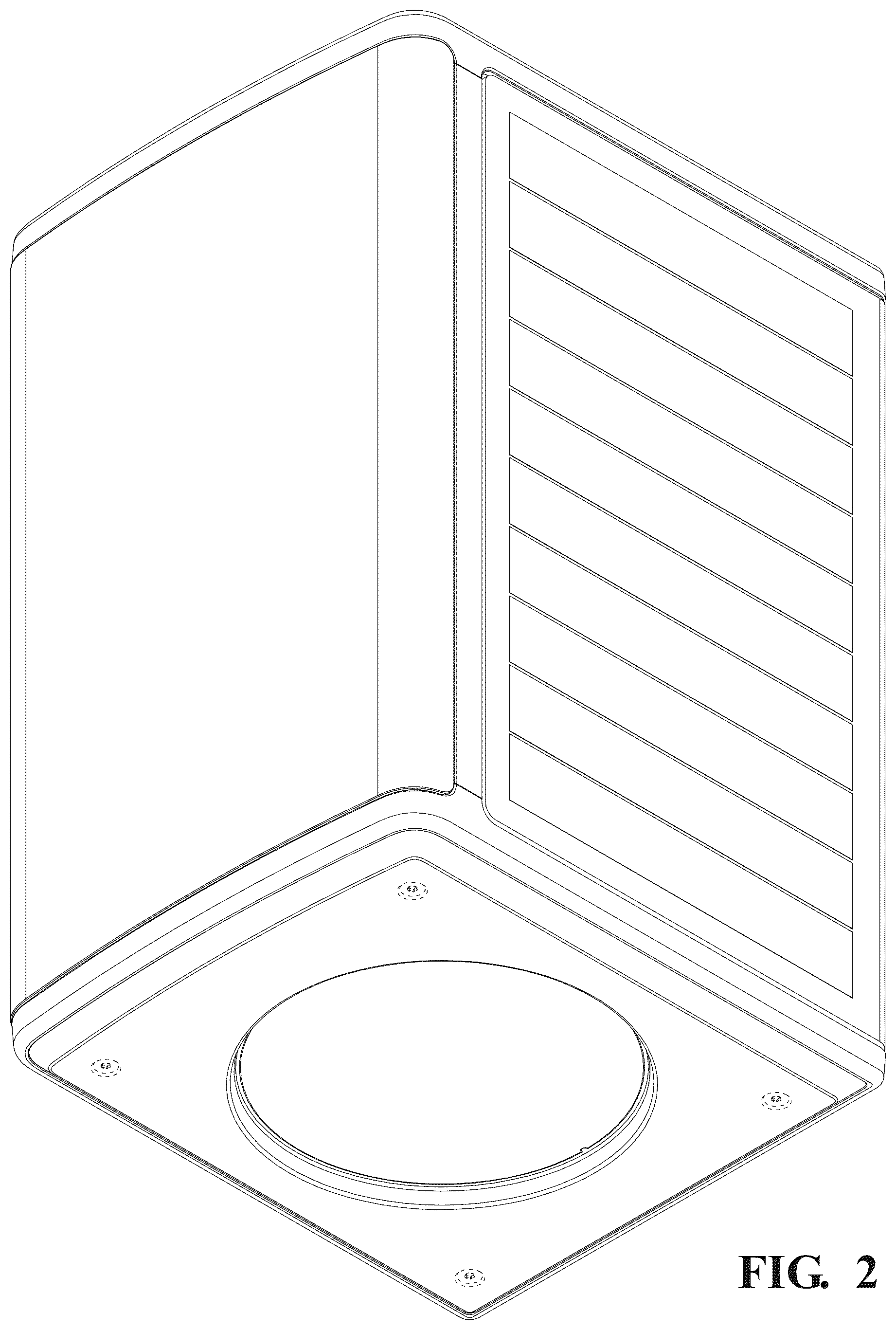 Patent USD1043614 Figure 2 – Outdoor speaker