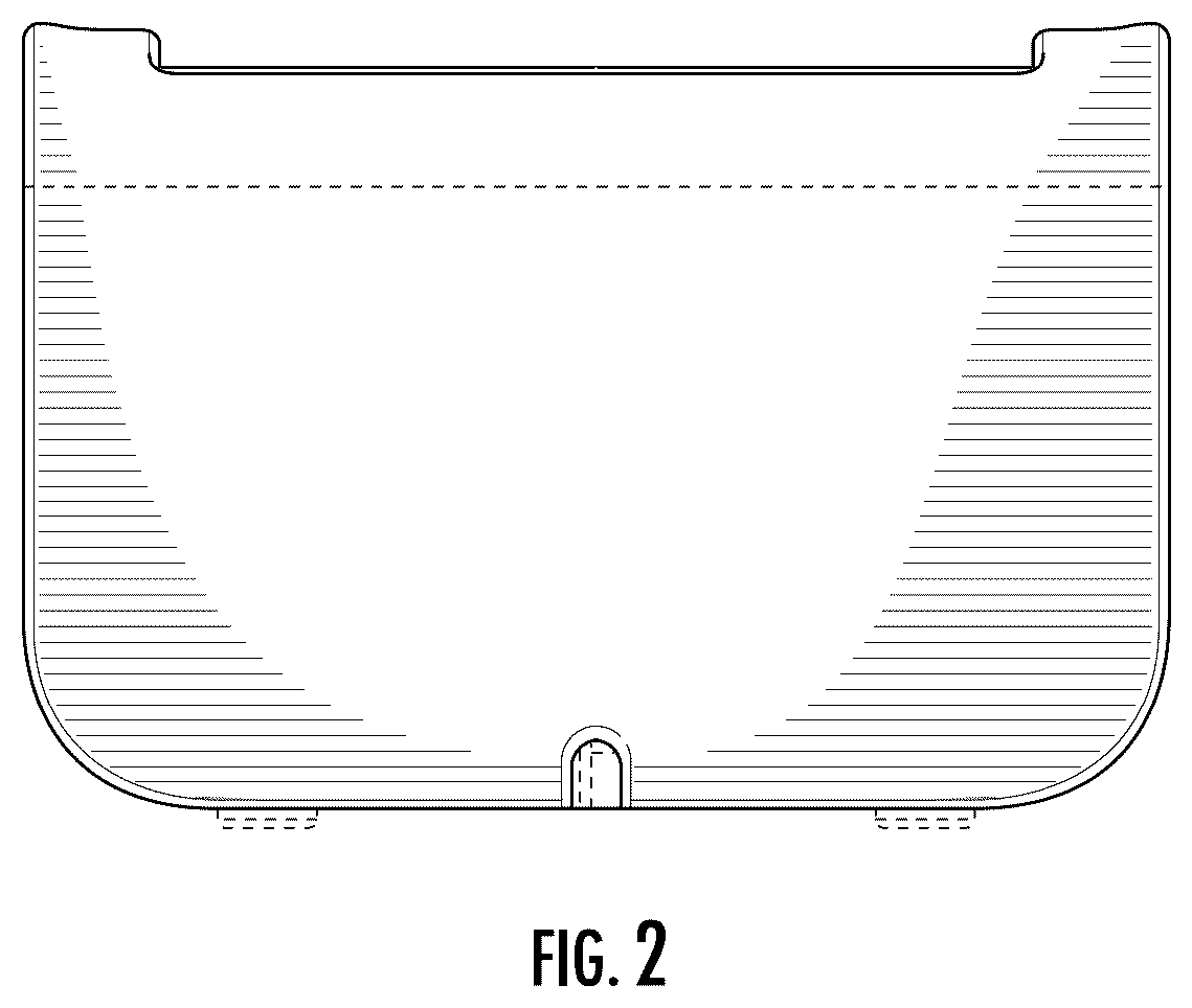 Patent USD1043617 Figure 2 – Reader device dock