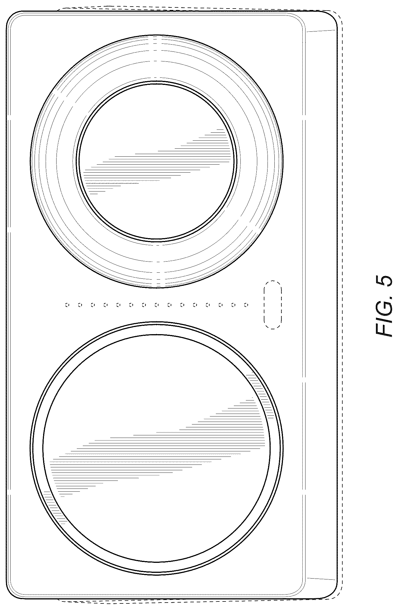 Patent USD1043618 Figure 5 – Audio controller