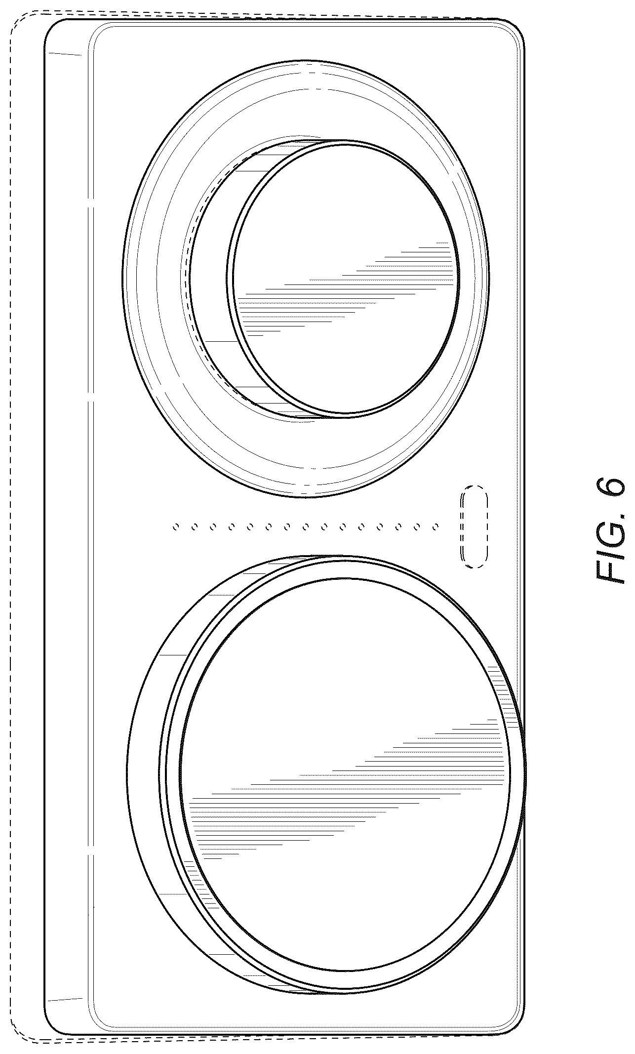 Patent USD1043618 Figure 6 – Audio controller