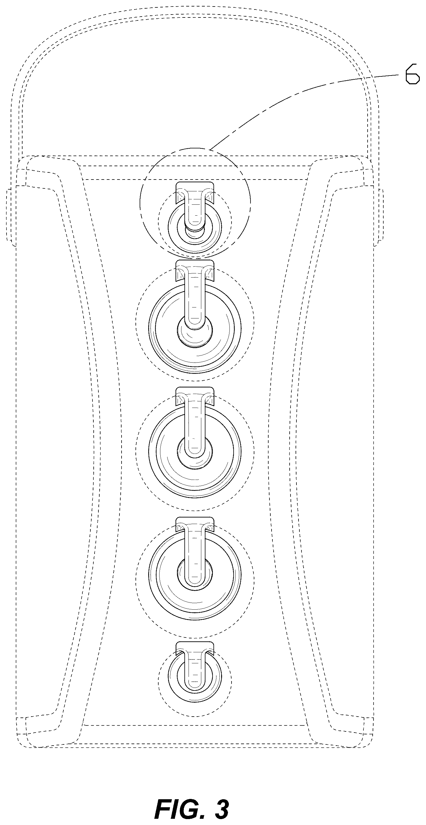 Patent USD1043619 Figure 3 – Speaker